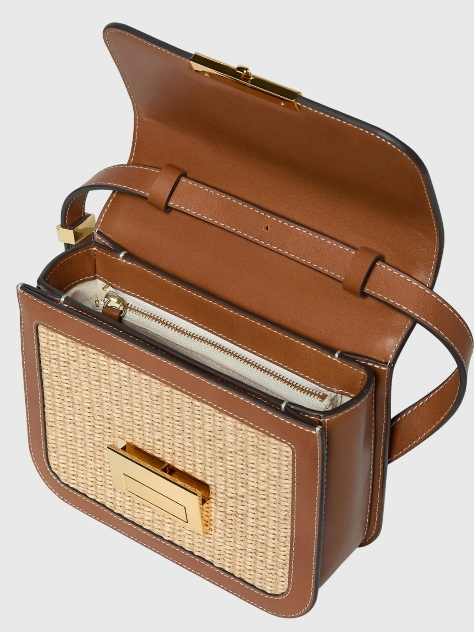 Loeffler Randall Desi Straw Crossbody Bag sold by Saint Bernard product image thumbnail 3