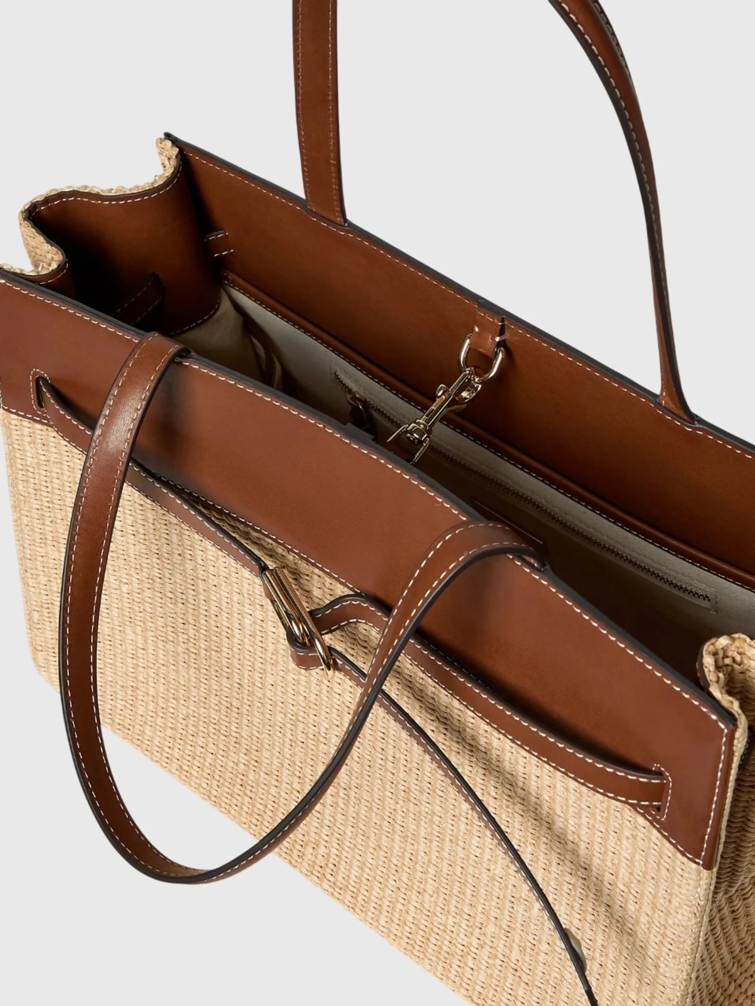 Loeffler Randall Aidan Straw Work Tote sold by Saint Bernard product image thumbnail 3