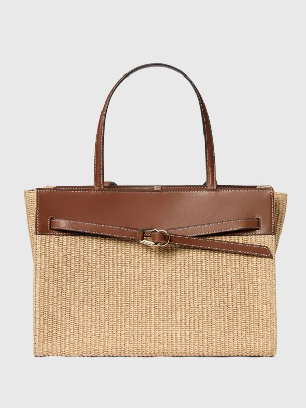 Loeffler Randall Aidan Straw Work Tote made by Loeffler Randall