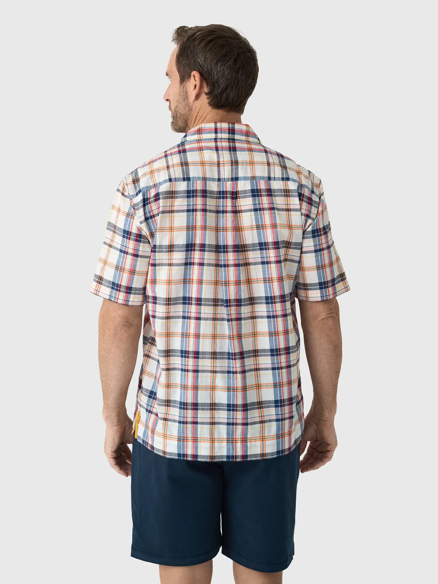 Original Madras Trading Company Men's N°30 Cuban Short Sleeve Shirt sold by Saint Bernard product image thumbnail 4