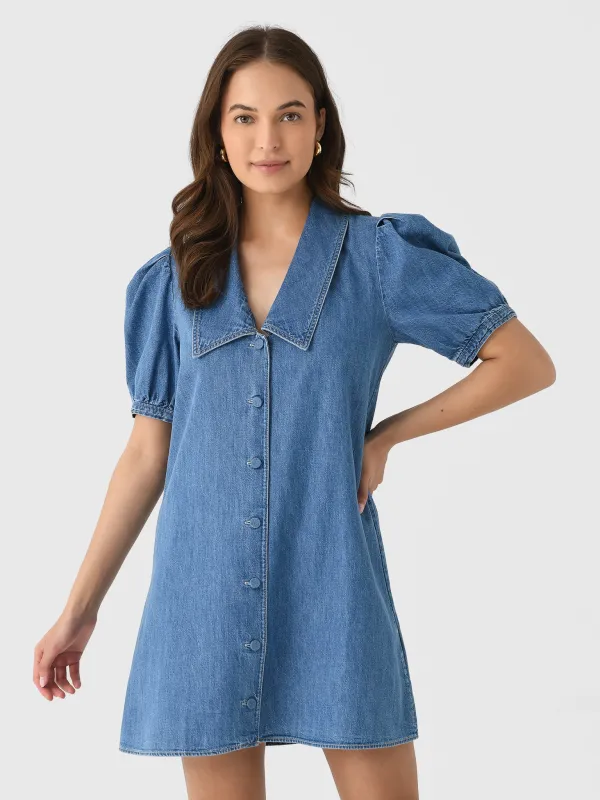 Frame Women's Denim Sailor Dress made by Frame Denim
