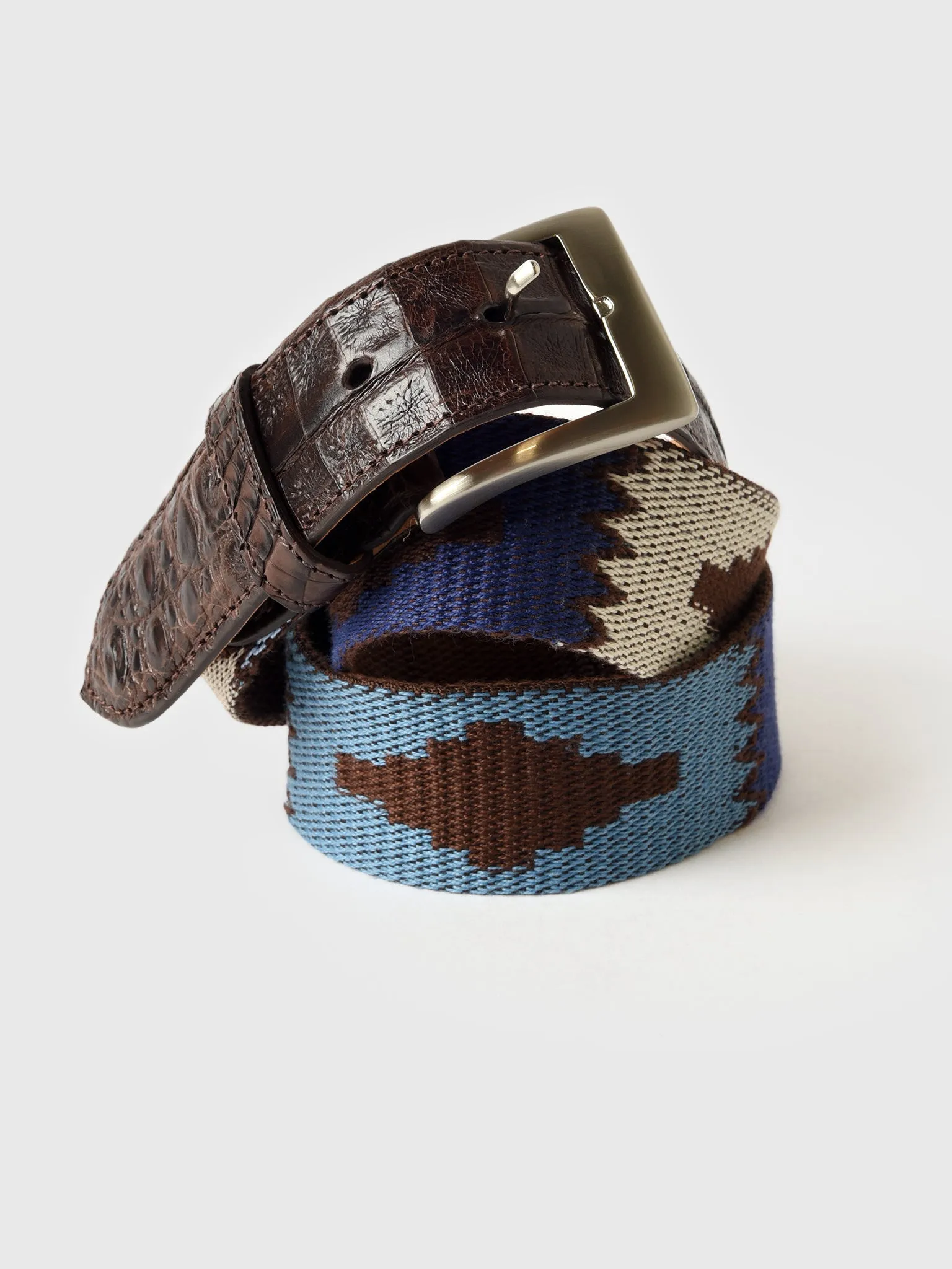 W. Kleinberg Men's Needlepoint Belt sold by Saint Bernard product image thumbnail 3