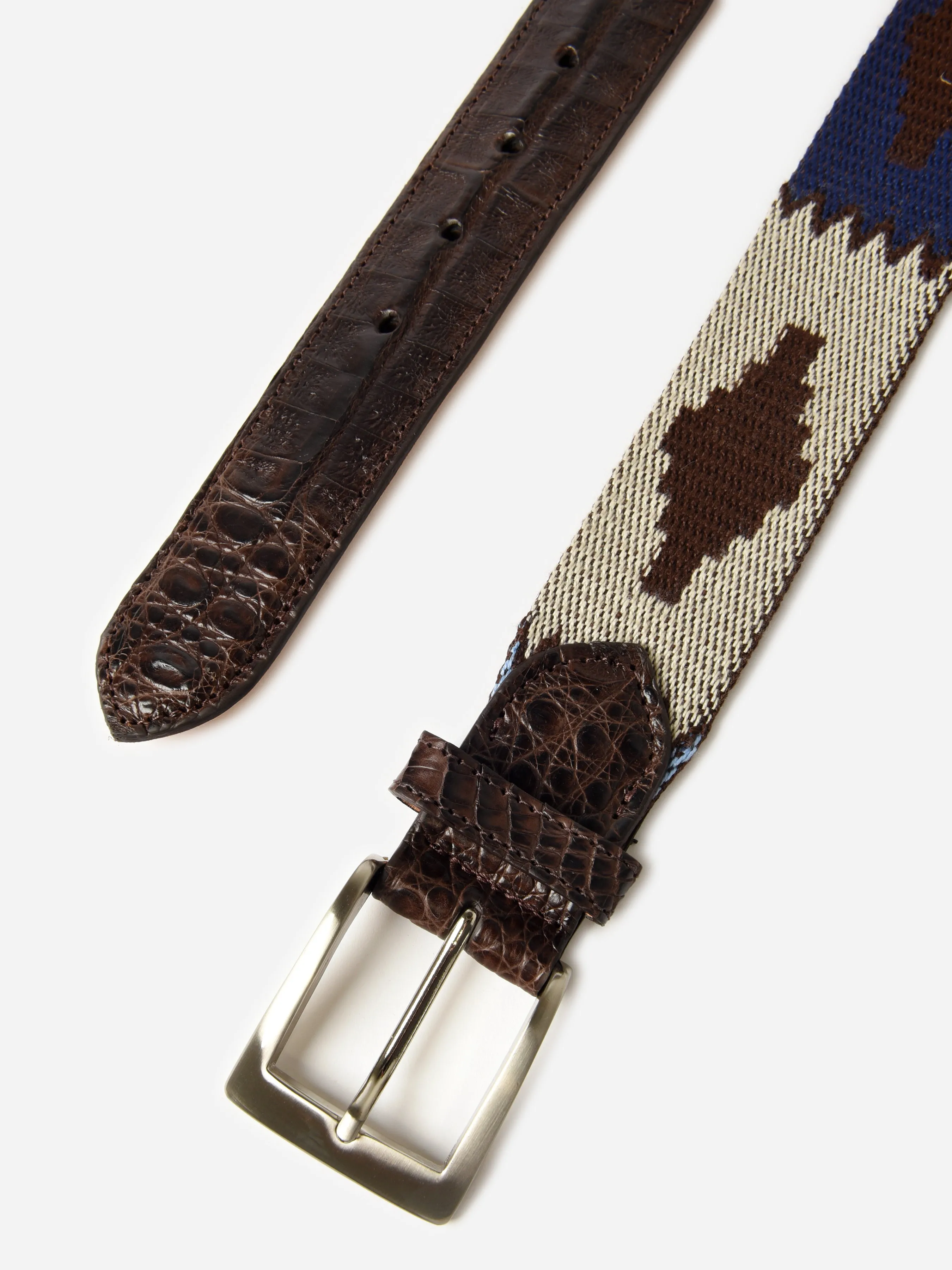 W. Kleinberg Men's Needlepoint Belt sold by Saint Bernard product image thumbnail 2