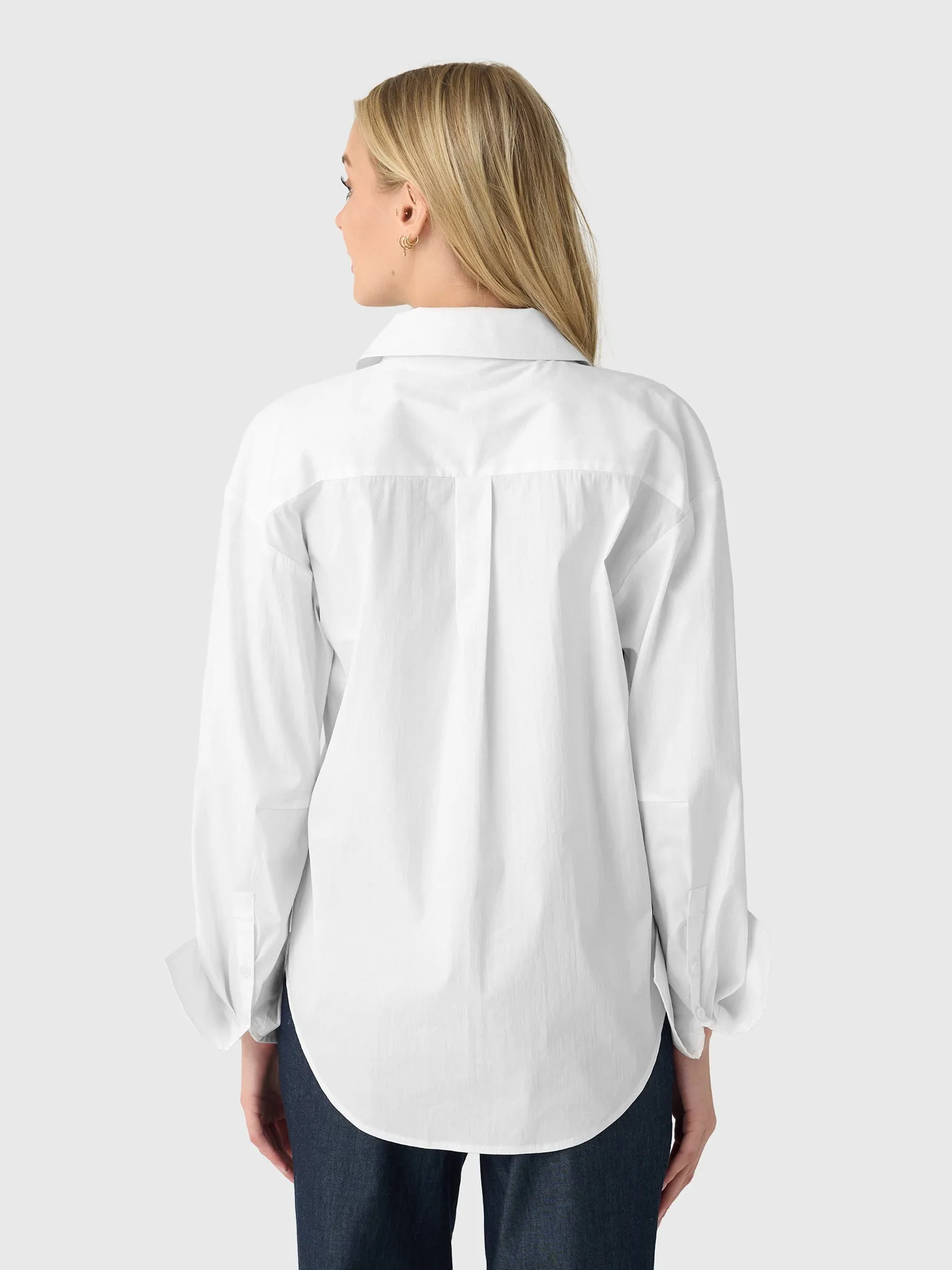 Simon Miller Women's Maren Poplin Crochet Button-Down Shirt sold by Saint Bernard product image thumbnail 4