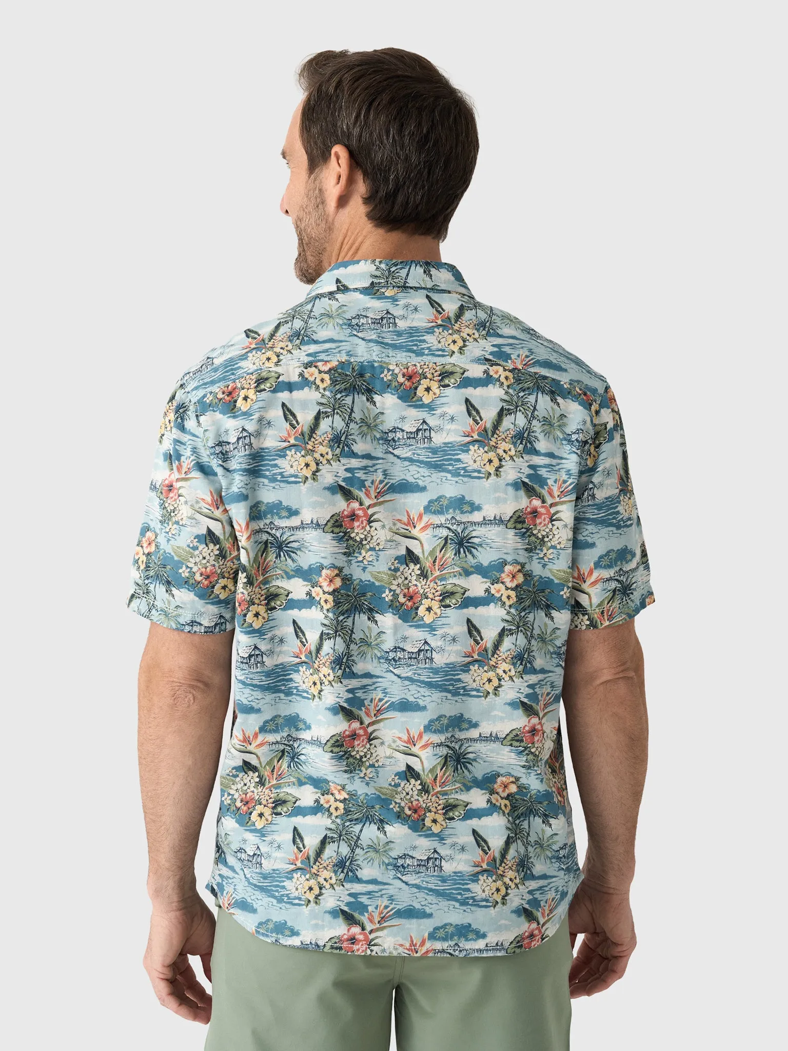 Johnnie-O Men's Surf Flannel Almanzo Button-Down Shirt sold by Saint Bernard product image thumbnail 4