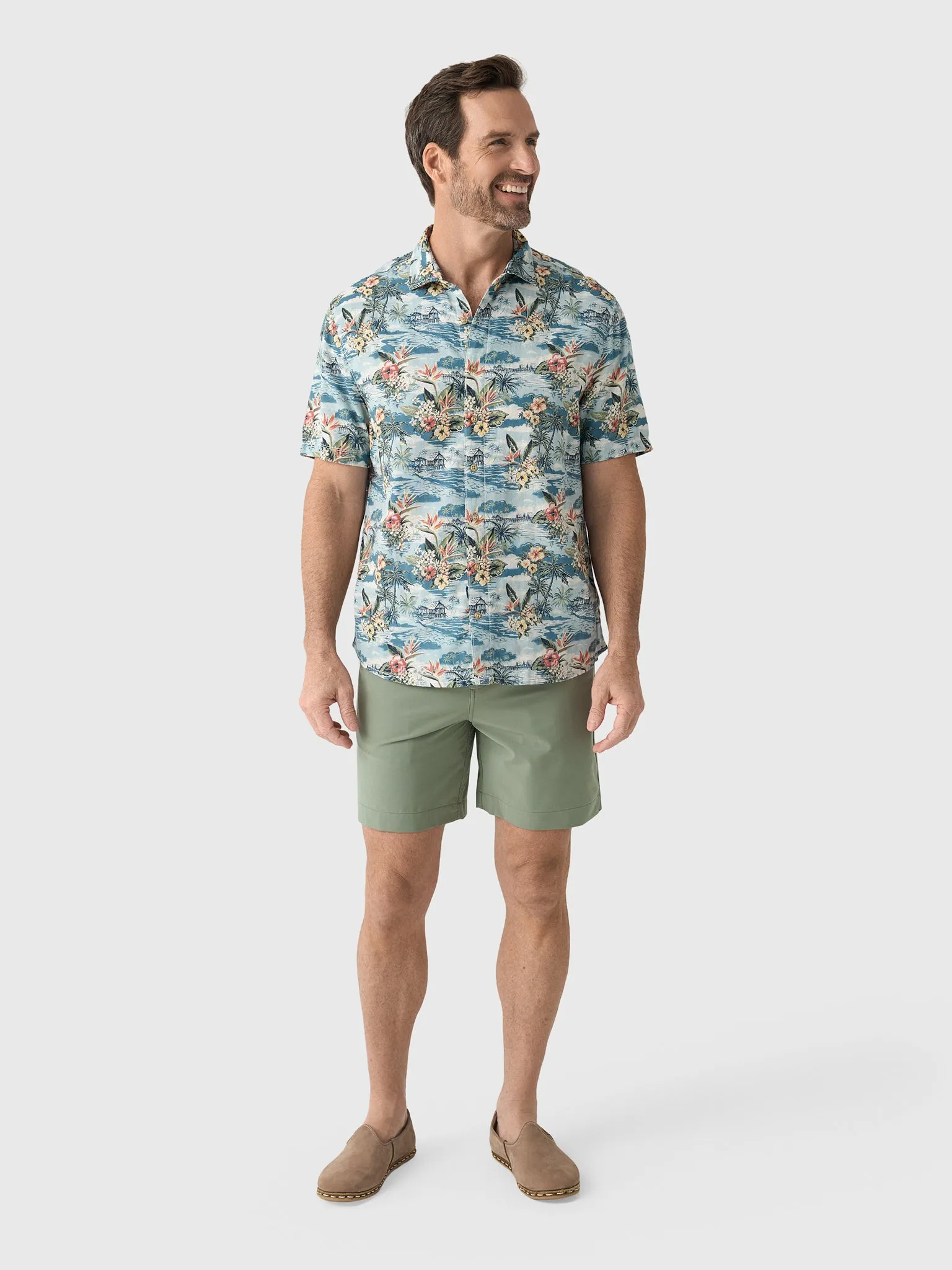 Johnnie-O Men's Surf Flannel Almanzo Button-Down Shirt sold by Saint Bernard product image thumbnail 2