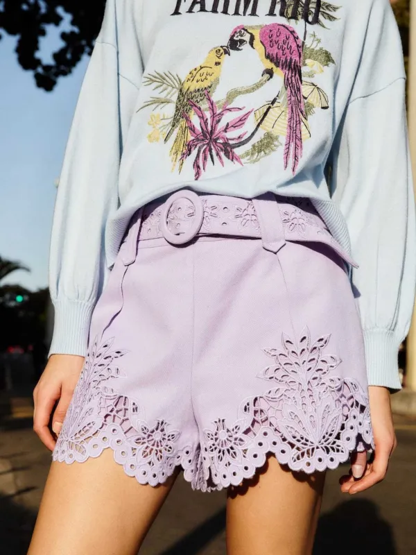 Farm Rio Women's Geometric Richelieu Twill Short made by FARM Rio