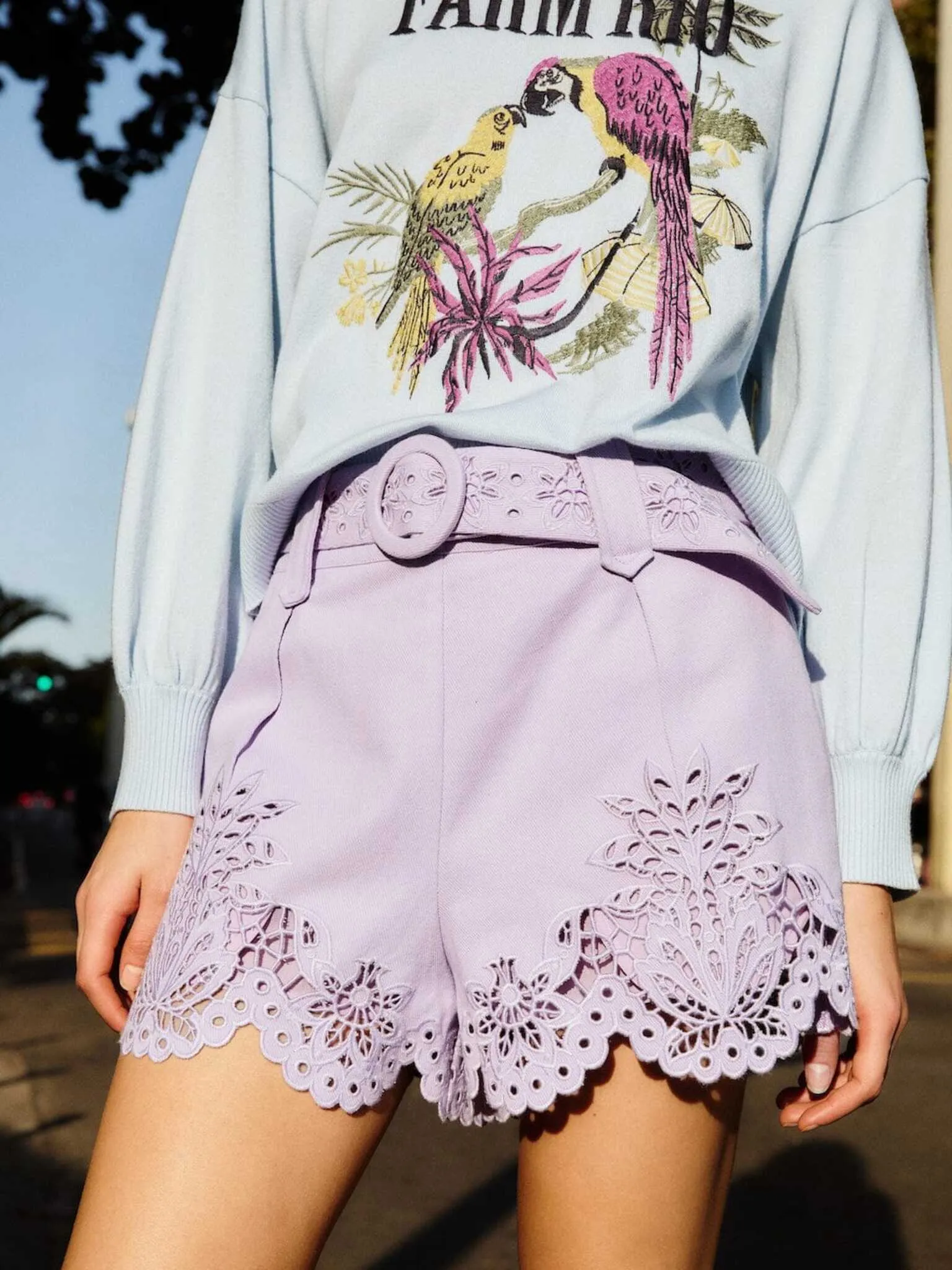 Farm Rio Women's Geometric Richelieu Twill Short sold by Saint Bernard