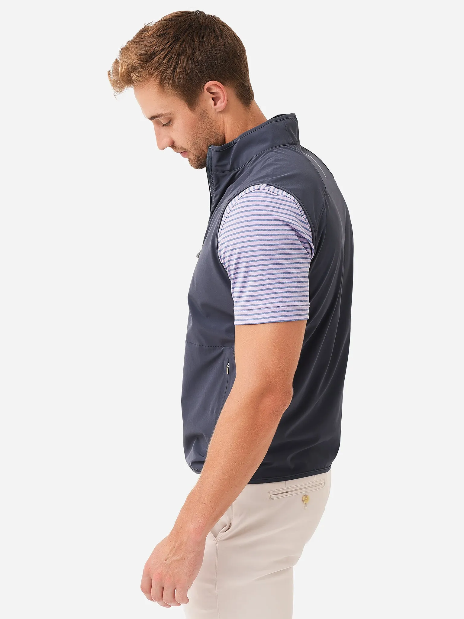 Peter Millar Crown Crafted Men's Flex Adapt Half-Zip Vest sold by Saint Bernard product image thumbnail 4