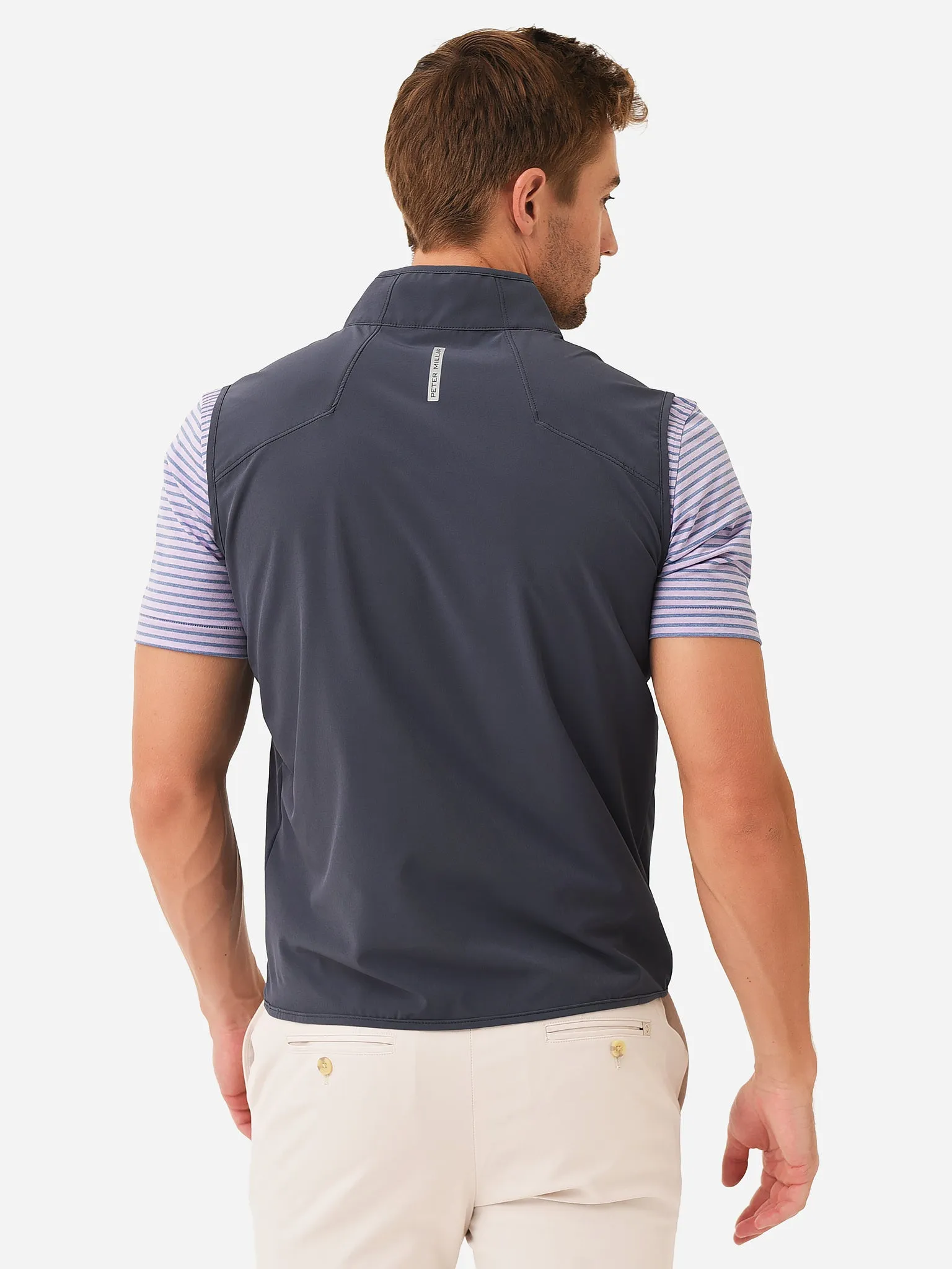 Peter Millar Crown Crafted Men's Flex Adapt Half-Zip Vest sold by Saint Bernard product image thumbnail 5