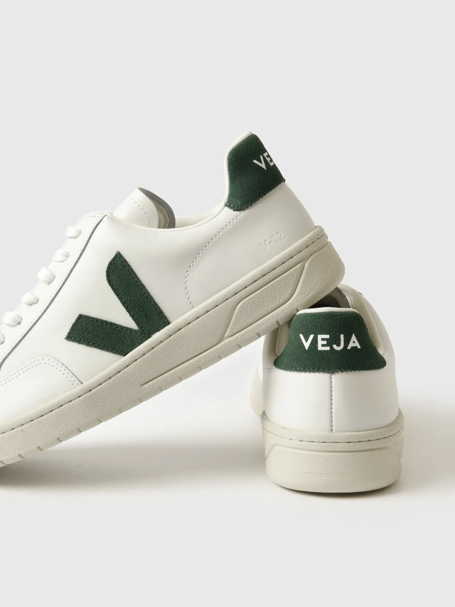 VEJA Men's V-12 Leather Sneaker sold by Saint Bernard product image thumbnail 4
