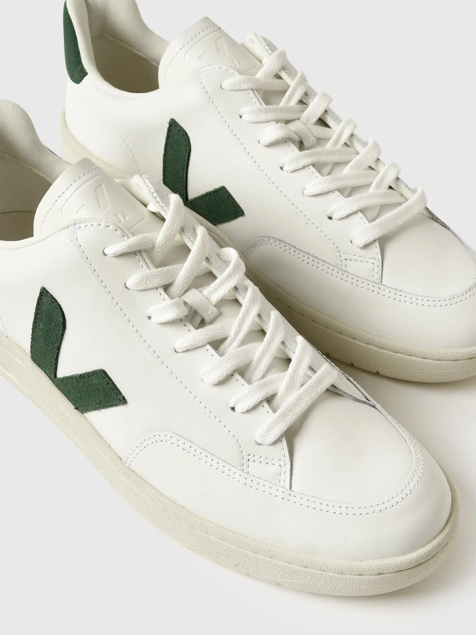 VEJA Men's V-12 Leather Sneaker sold by Saint Bernard product image thumbnail 3