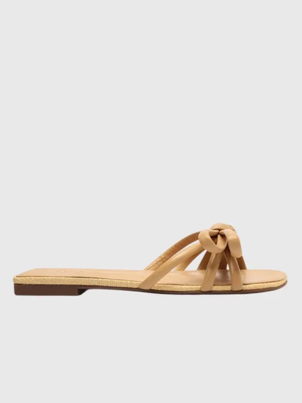 Schutz Women's Blossom Flat Sandal made by Saint Bernard
