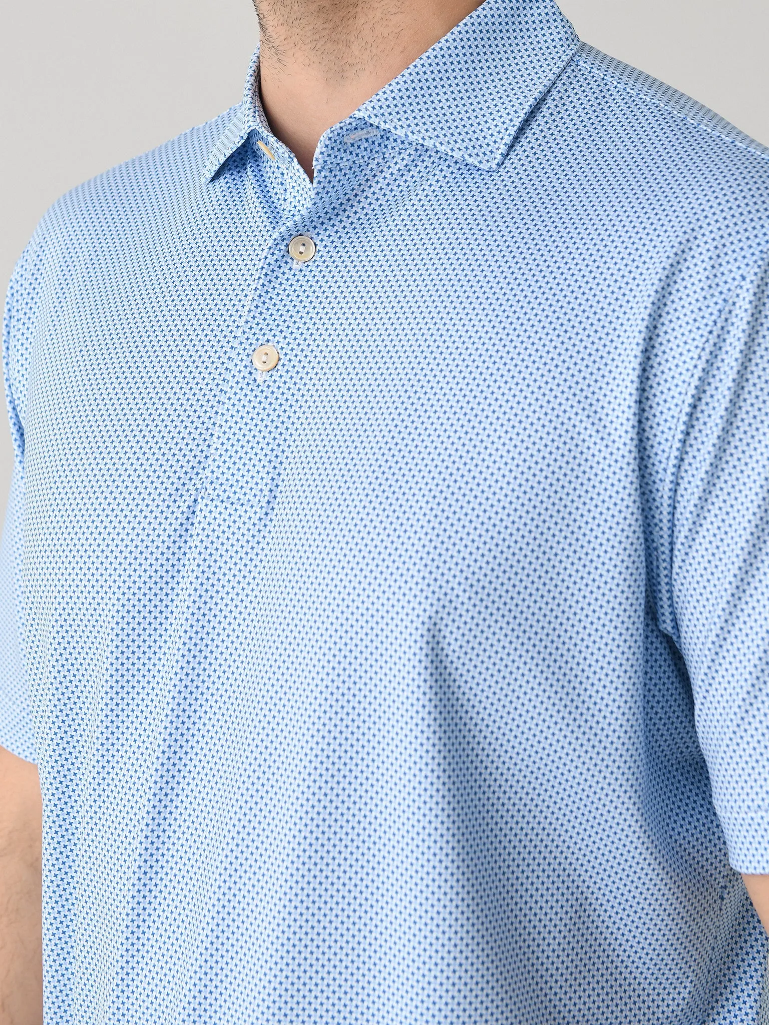 Peter Millar Crown Sport Men's Phoenix Performance Jersey Polo sold by Saint Bernard product image thumbnail 5