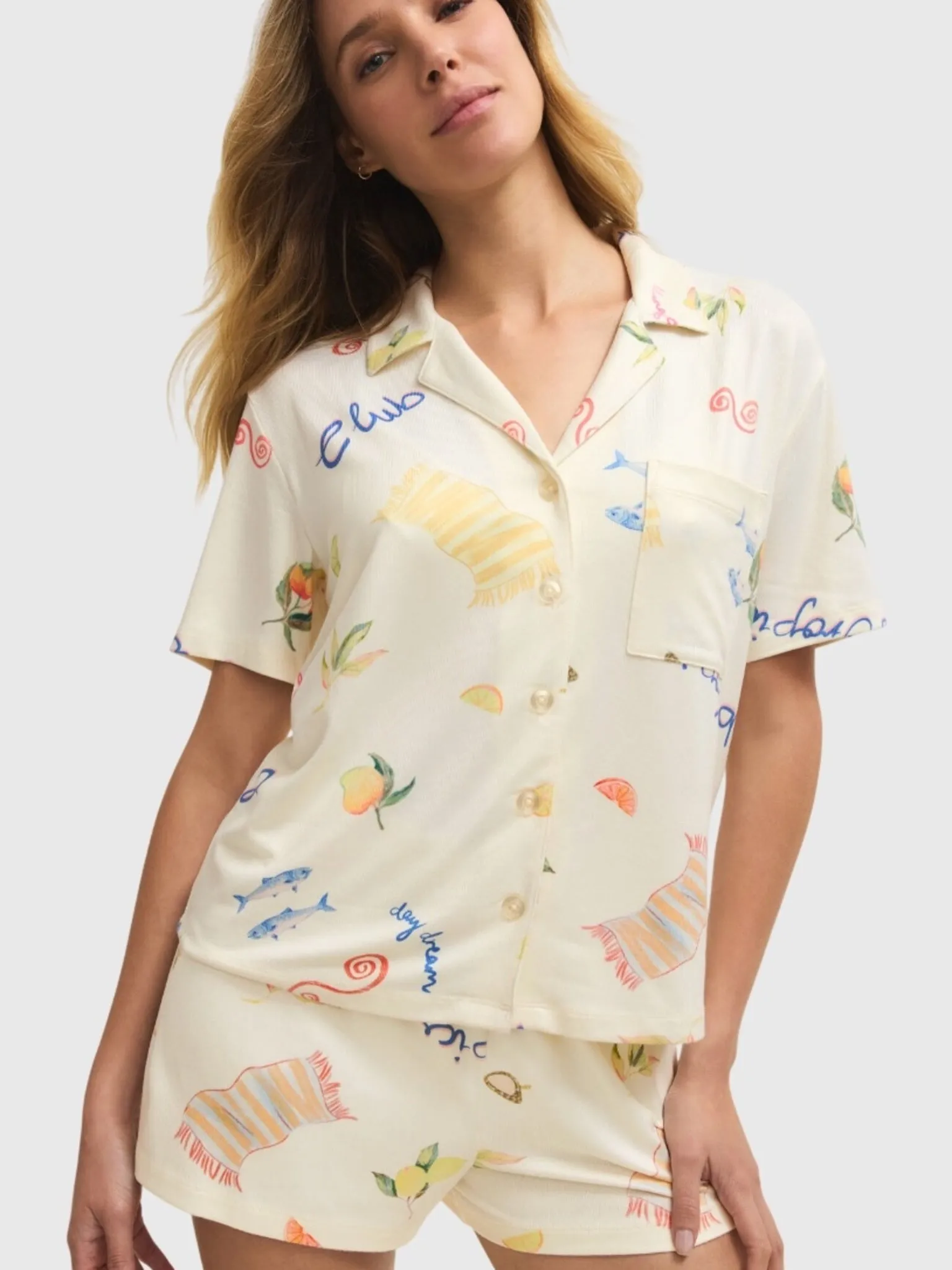 Z Supply Women's Tropic Pajama Short sold by Saint Bernard product image thumbnail 2