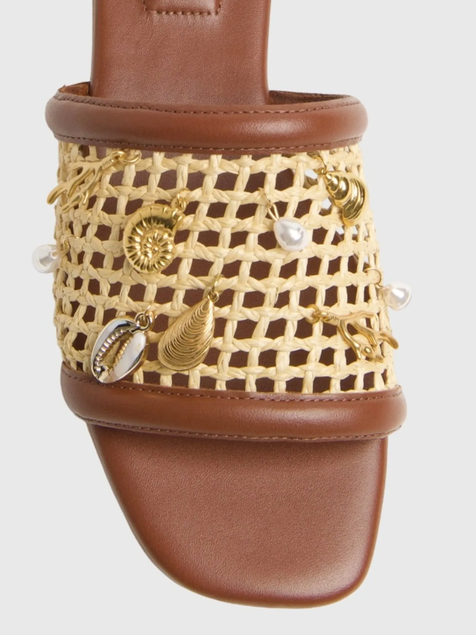 Simkhai Women's Caspian Raffia Netted Sandal sold by Saint Bernard product image thumbnail 2