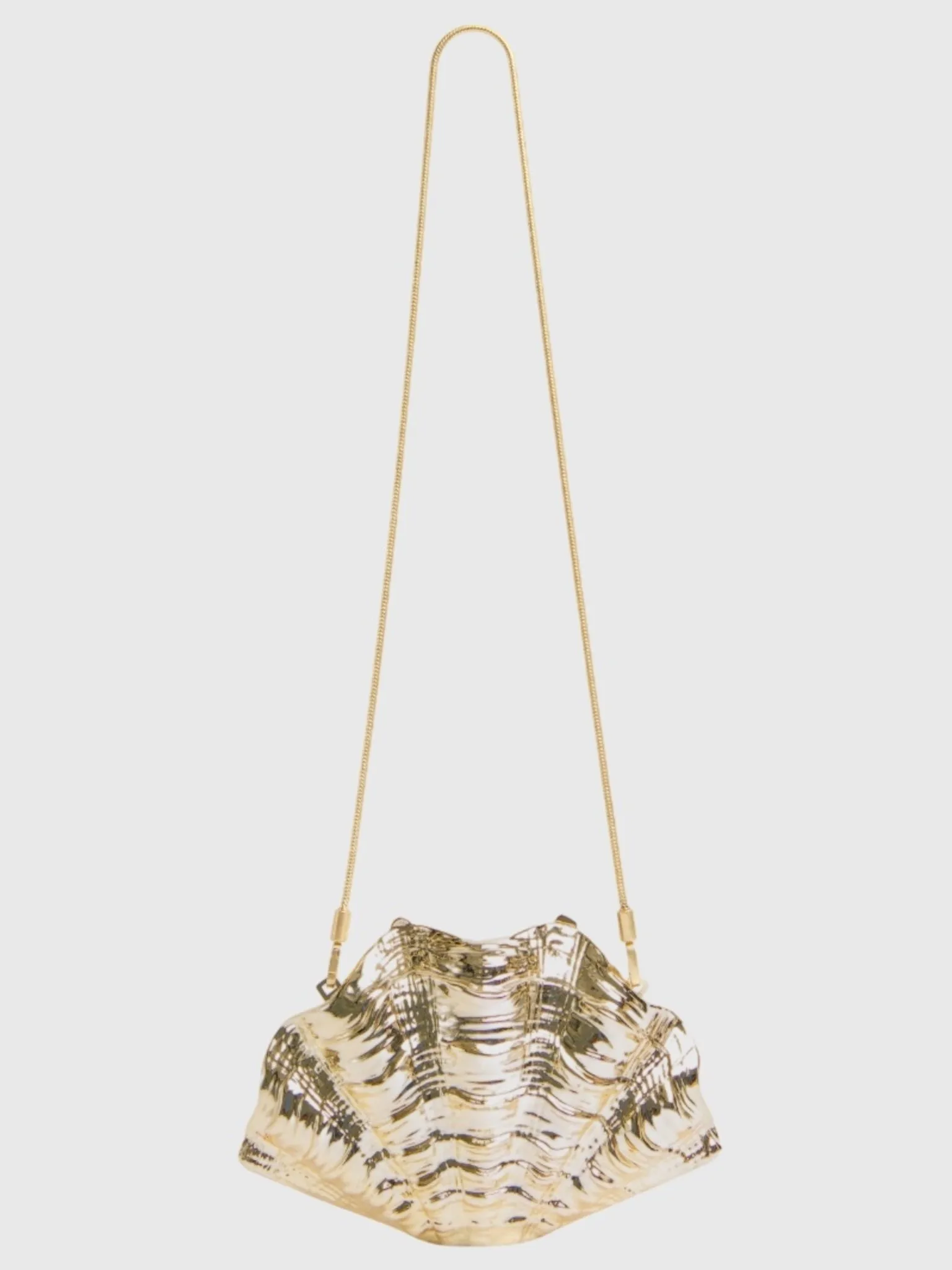 Simkhai Venus Metal Shell Clutch sold by Saint Bernard product image thumbnail 3