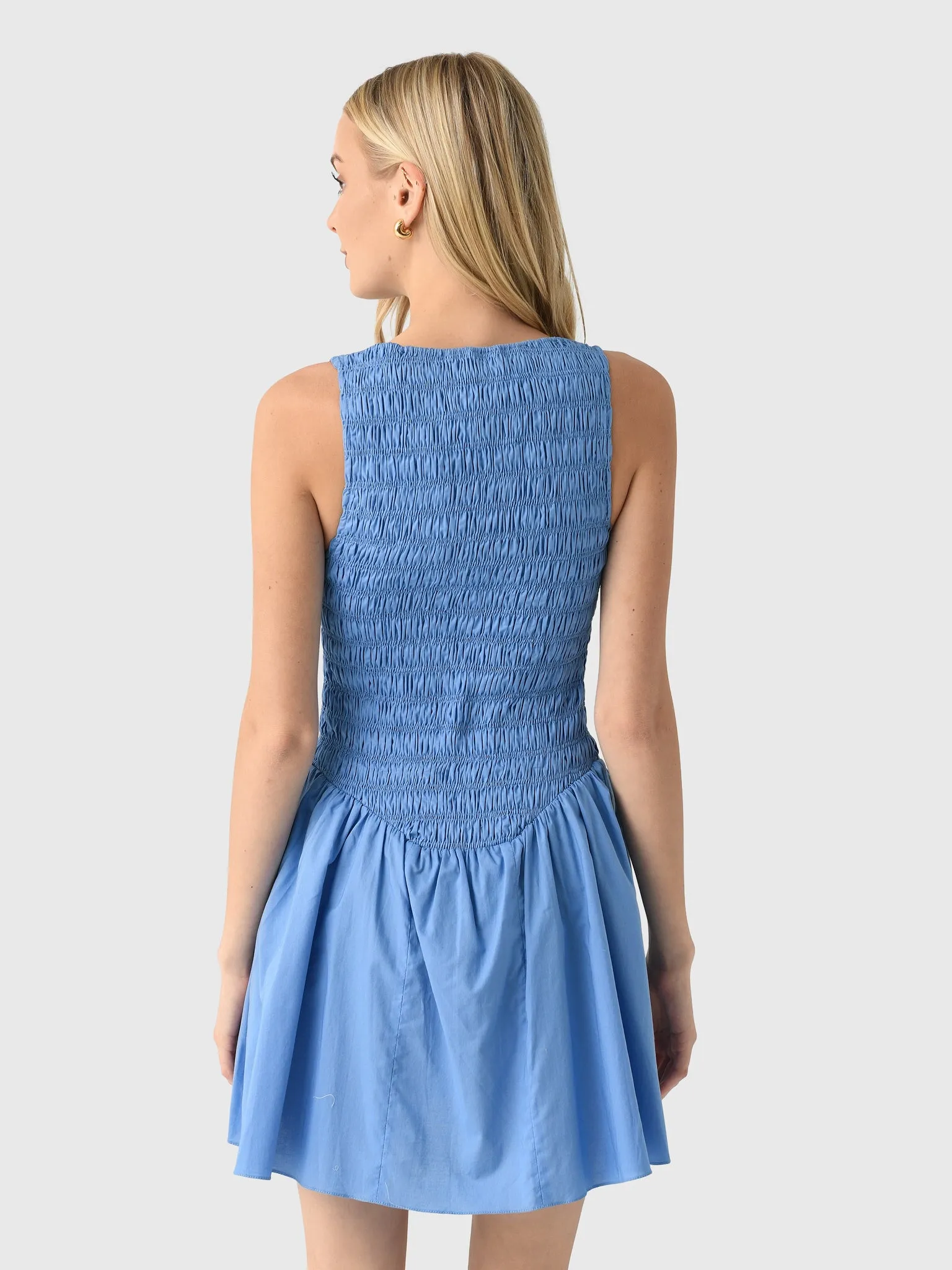 Faithfull The Brand Women's Martina Mini Dress sold by Saint Bernard product image thumbnail 4