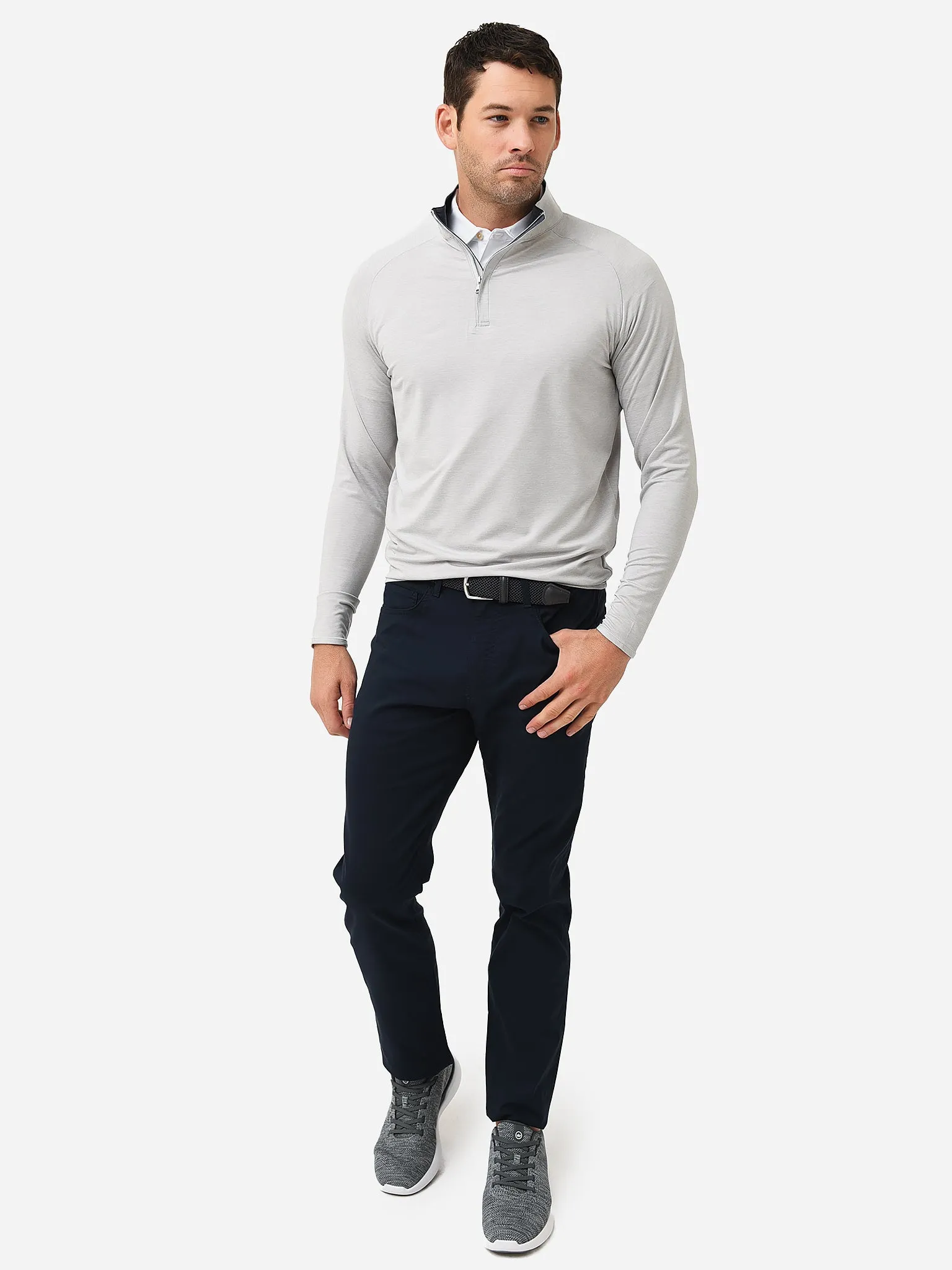 Peter Millar Crown Crafted Men's Stealth Performance Quarter-Zip sold by Saint Bernard product image thumbnail 2