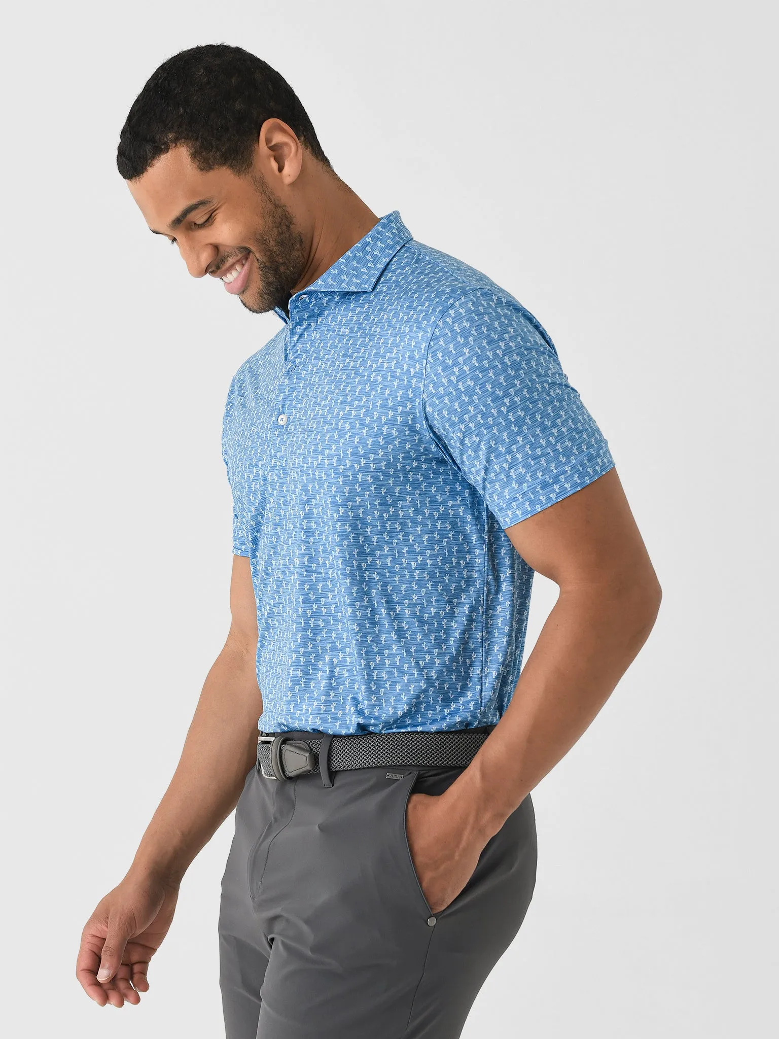 Johnnie-O Men's Mojave Featherweight Performance Polo sold by Saint Bernard product image thumbnail 3