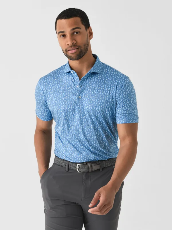 Johnnie-O Men's Mojave Featherweight Performance Polo made by Johnnie-O