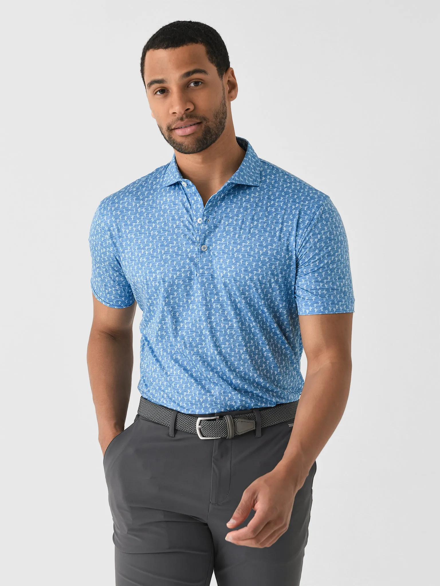 Johnnie-O Men's Mojave Featherweight Performance Polo sold by Saint Bernard