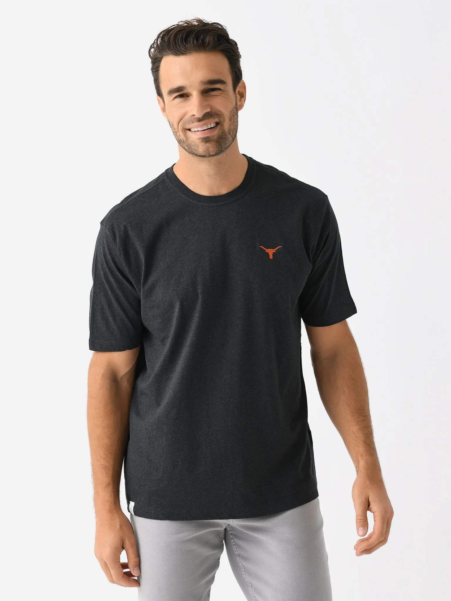 Johnnie-O Men's Collegiate Heathered Spencer Cotton T-Shirt sold by Saint Bernard product image thumbnail 5