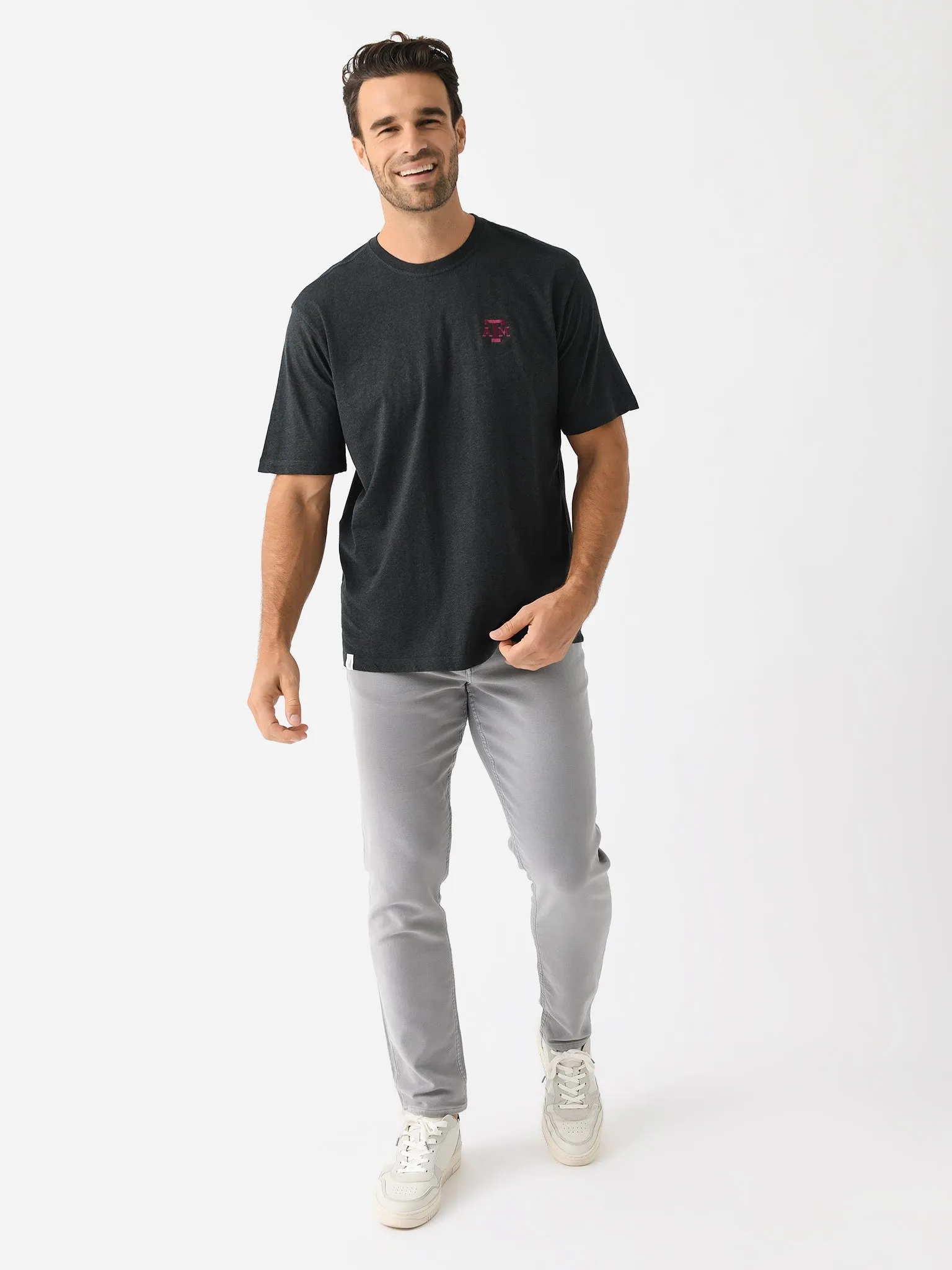 Johnnie-O Men's Collegiate Heathered Spencer Cotton T-Shirt sold by Saint Bernard product image thumbnail 2