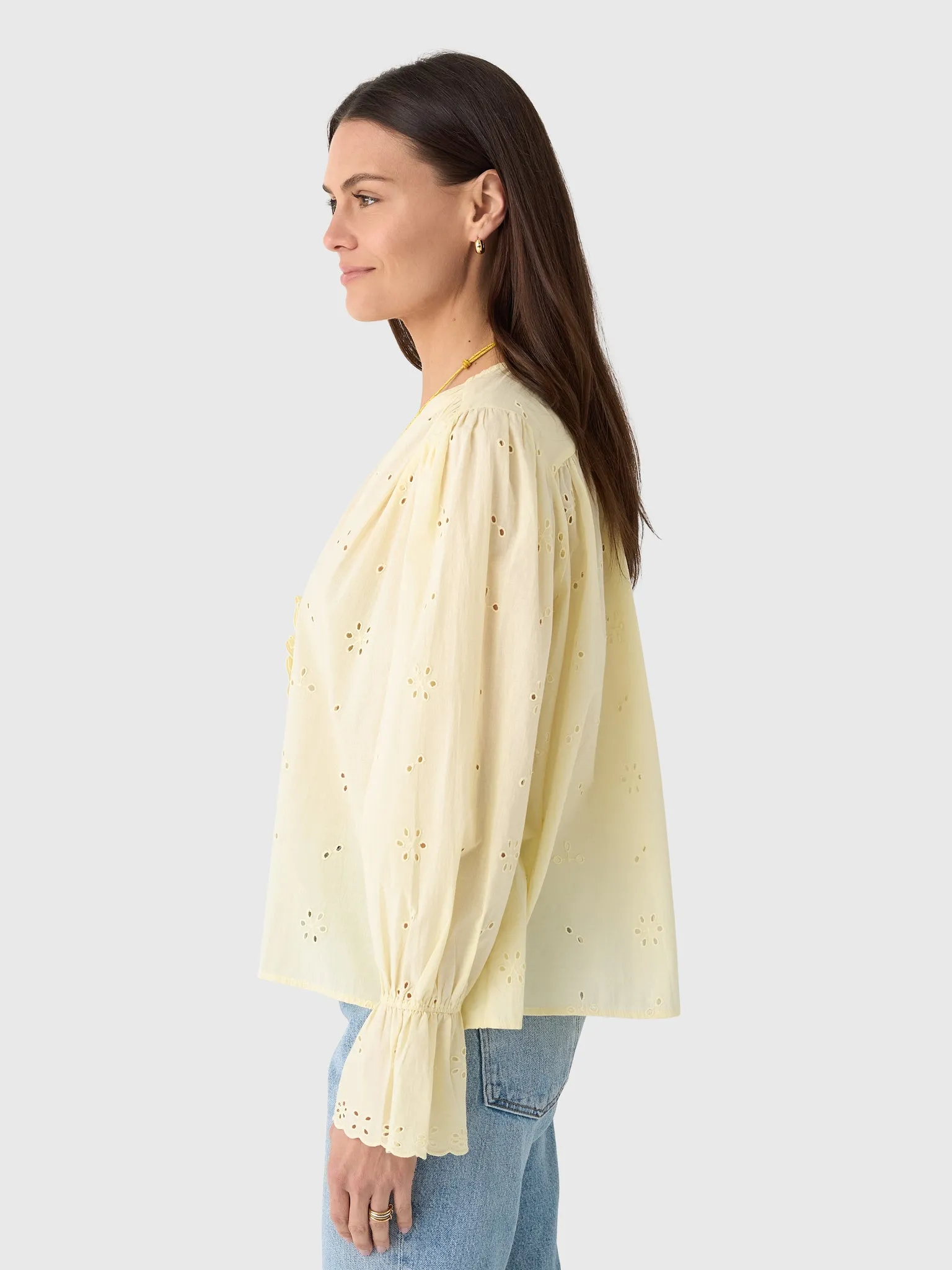 Berenice Women's Cayssa Broderie Blouse sold by Saint Bernard product image thumbnail 3