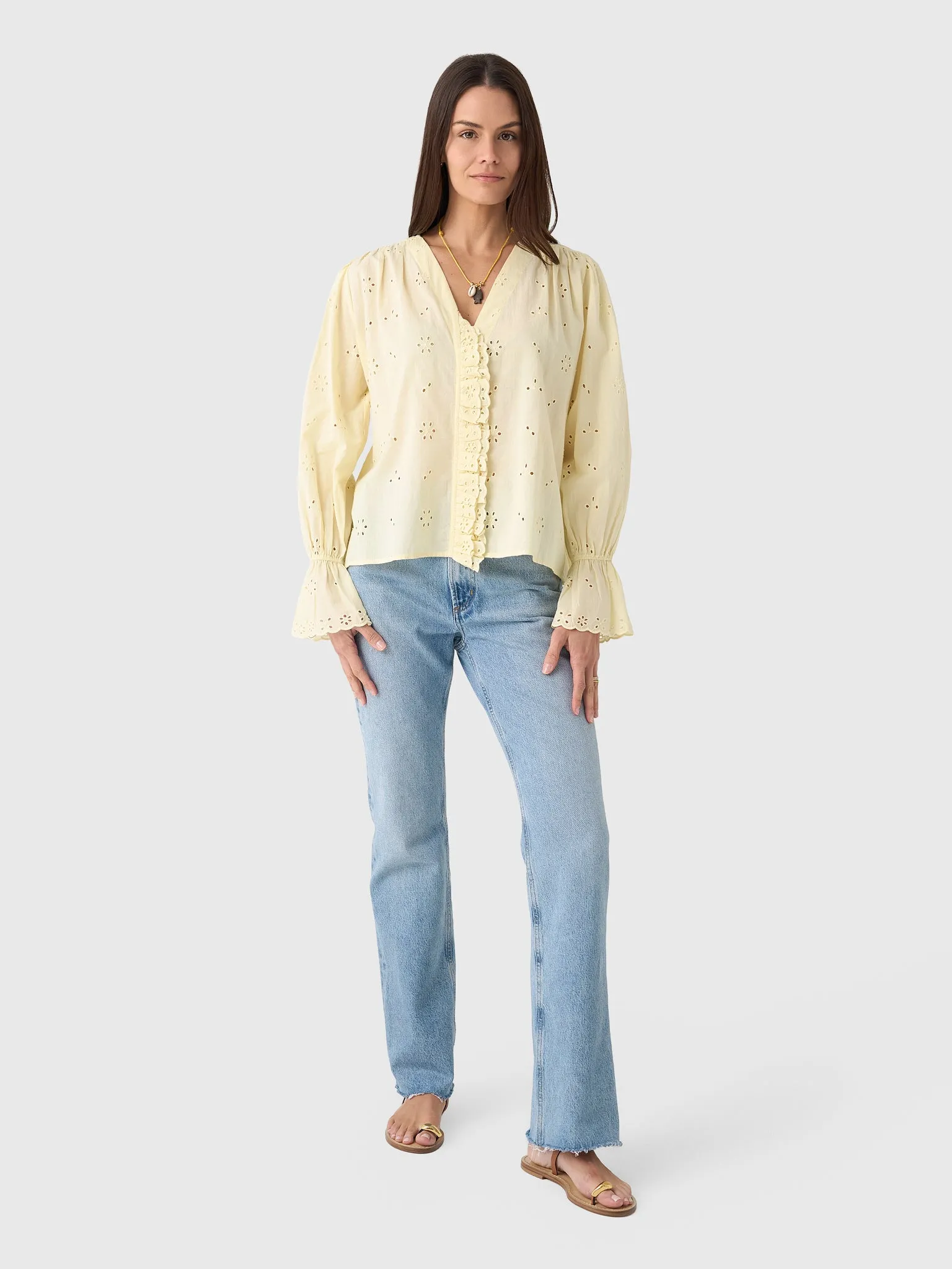 Berenice Women's Cayssa Broderie Blouse sold by Saint Bernard product image thumbnail 2