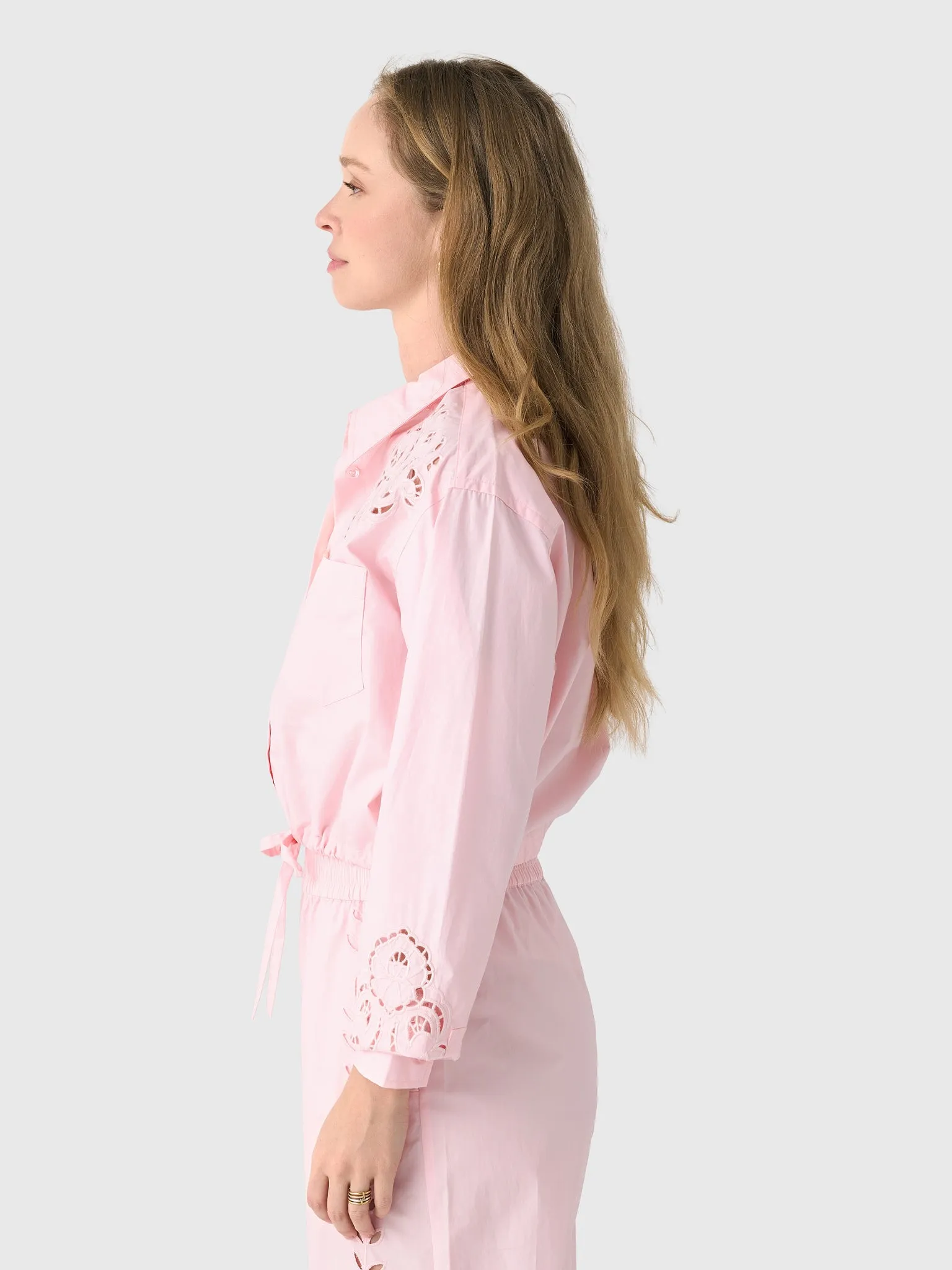 Berenice Women's Cassis Broderie Shirt sold by Saint Bernard product image thumbnail 3