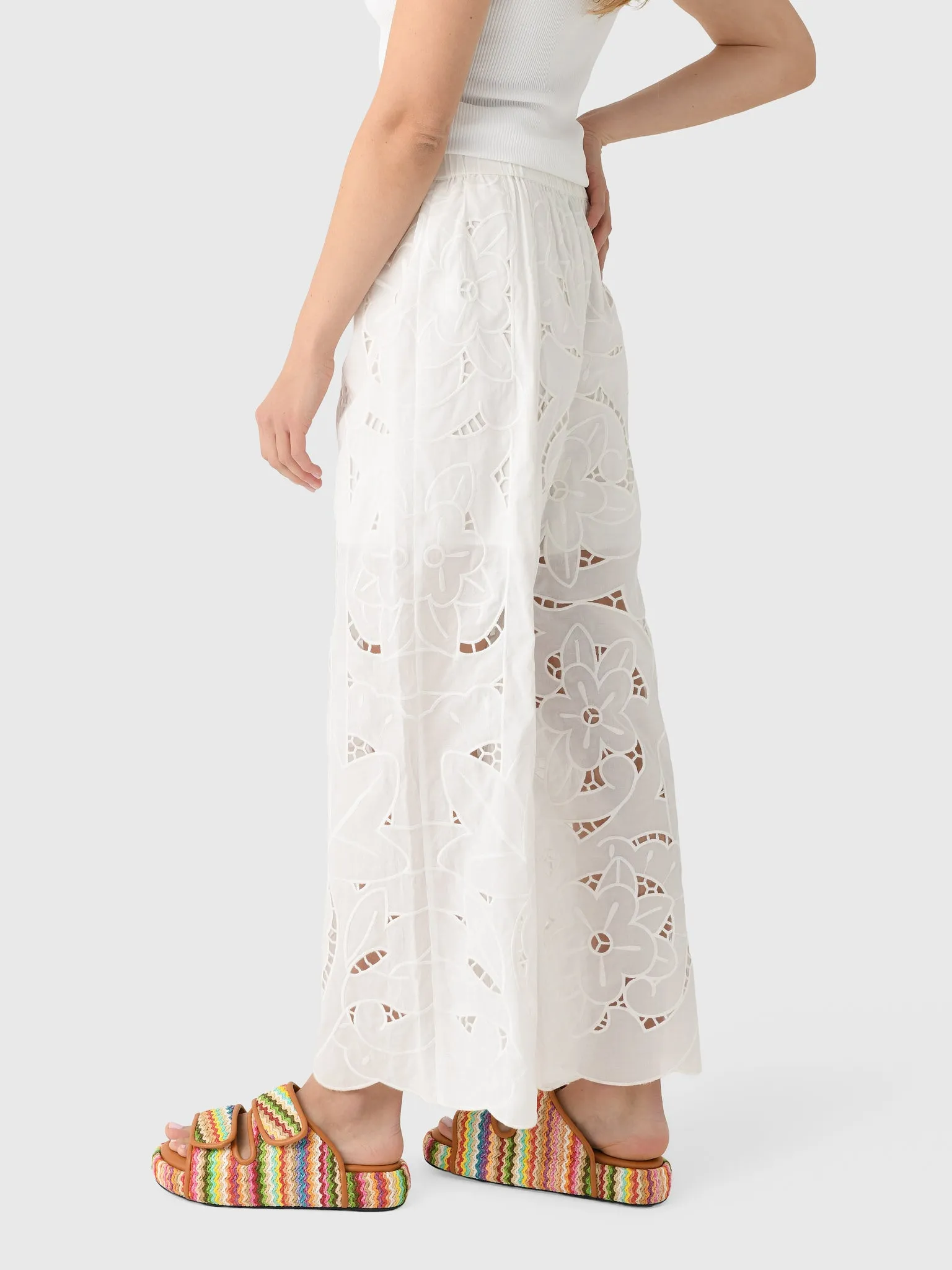 Berenice Women's Polli Broderie Pant sold by Saint Bernard product image thumbnail 3