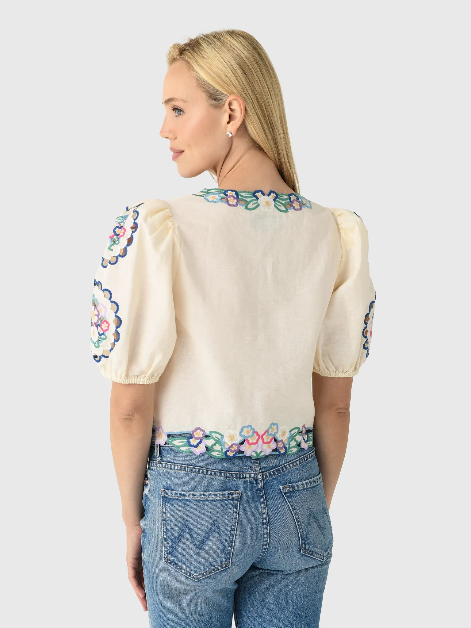 Berenice Women's Clarita Broderie Top sold by Saint Bernard product image thumbnail 5