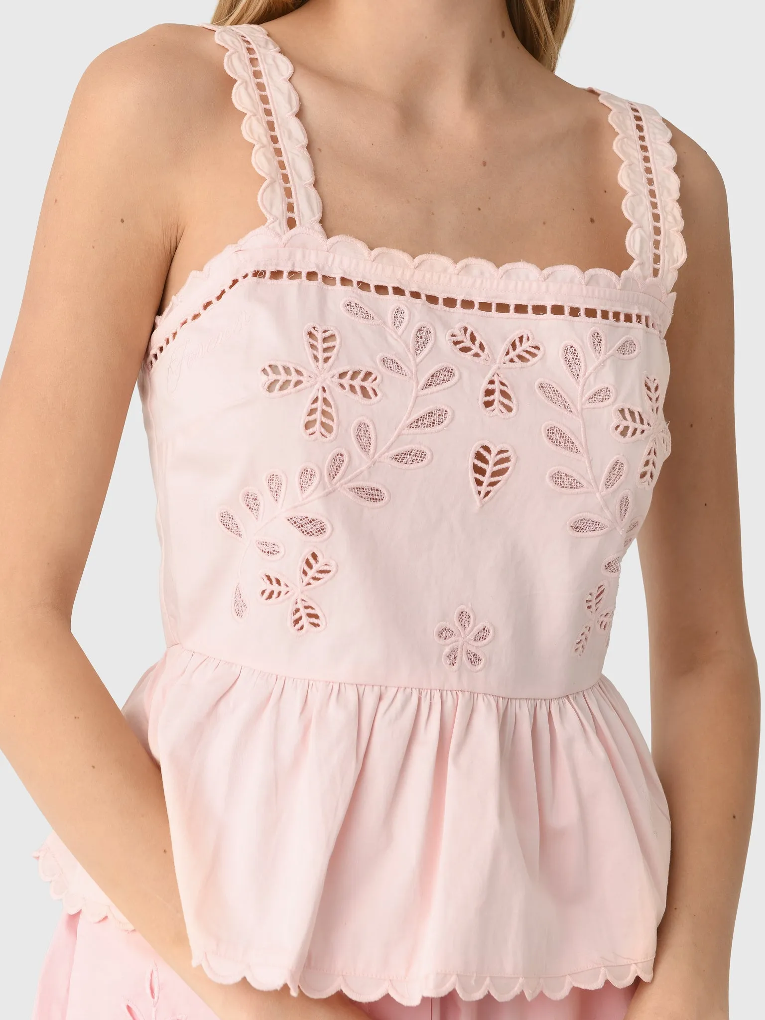 Berenice Women's Clotilde Broderie Top sold by Saint Bernard product image thumbnail 5
