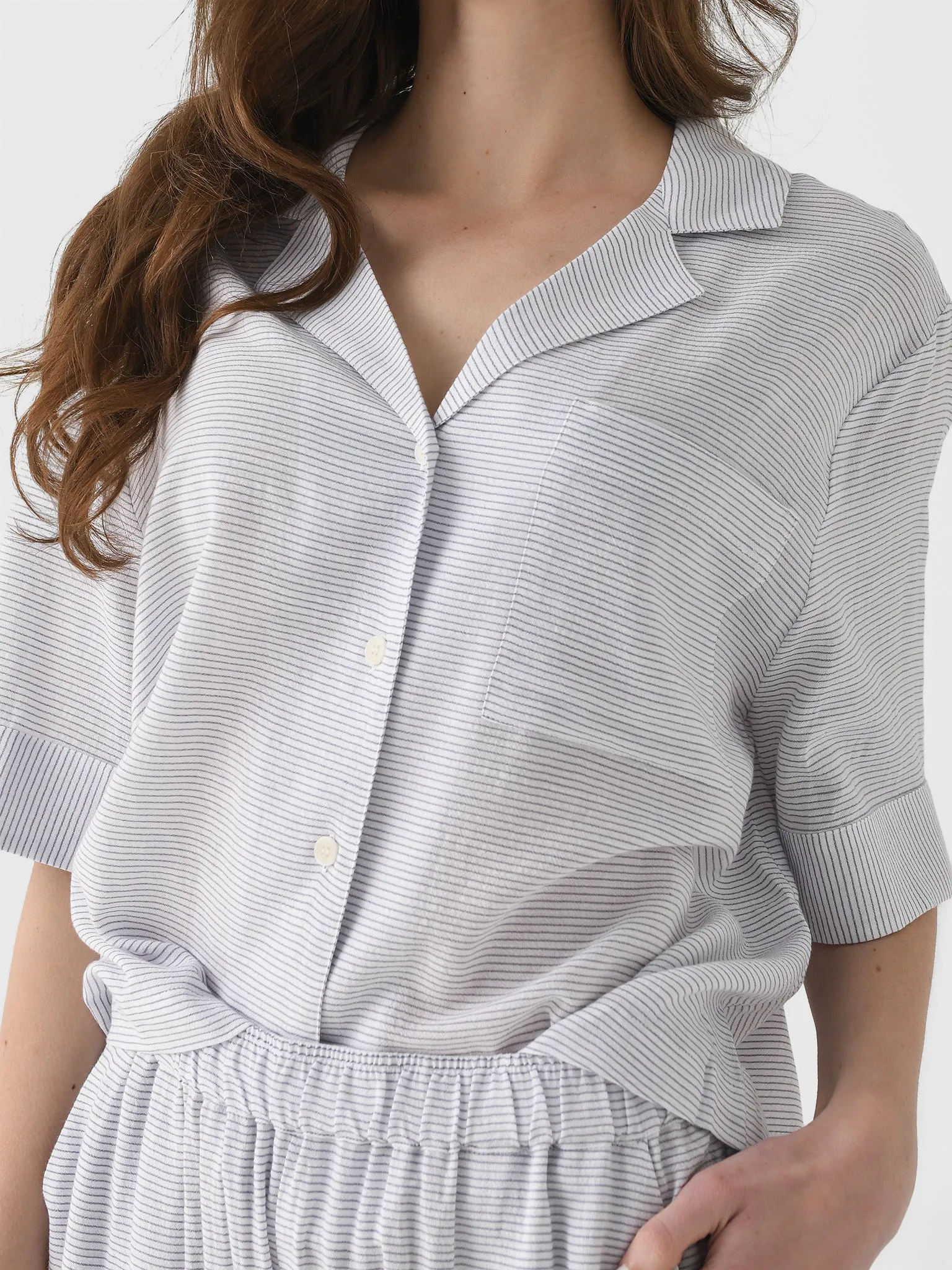 Eberjey Women's Nautico Relaxed Short Sleeve Pant Pajama Set sold by Saint Bernard product image thumbnail 4