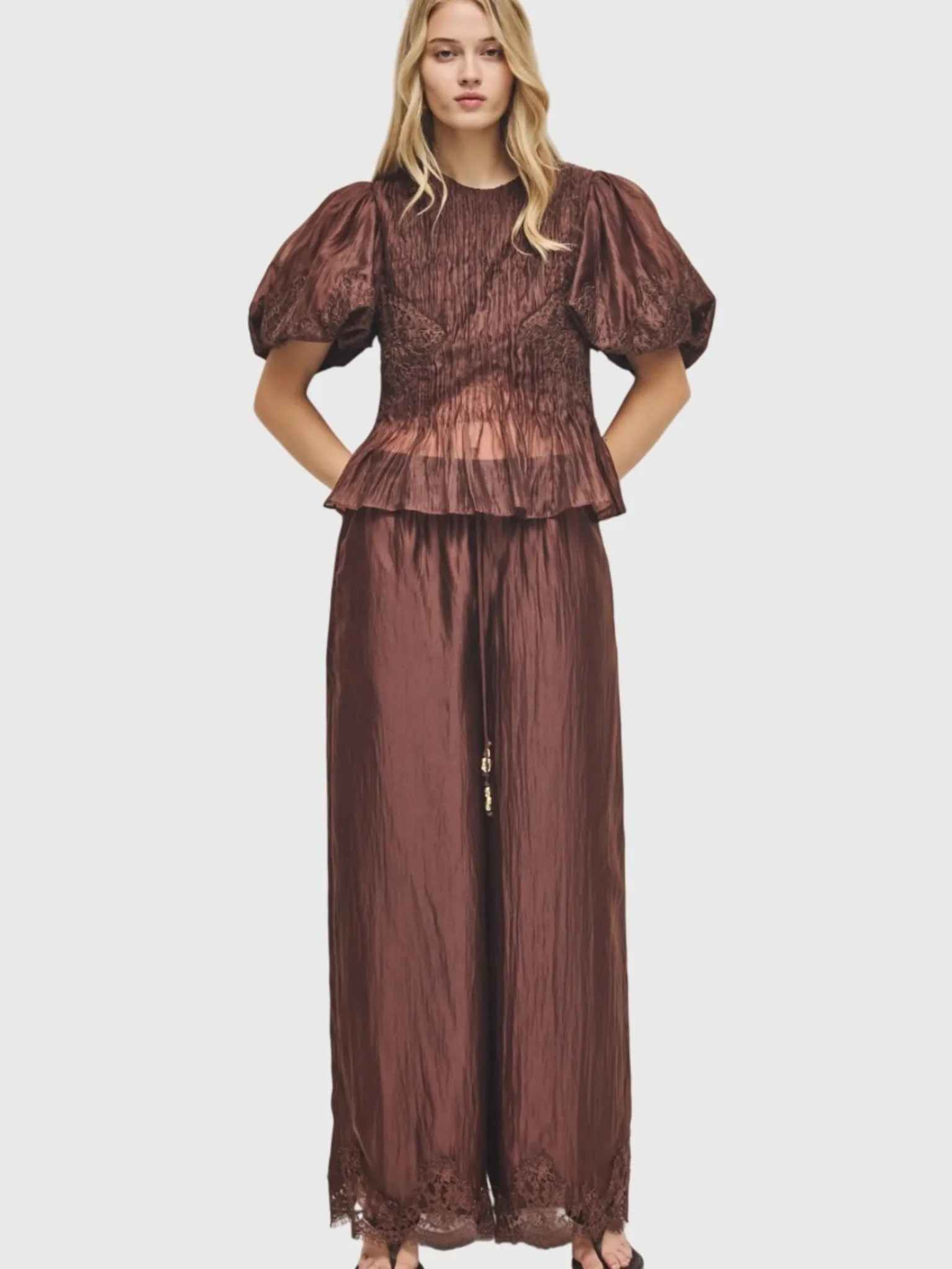 AJE Women's Ophelia Lace Pant sold by Saint Bernard product image thumbnail 2