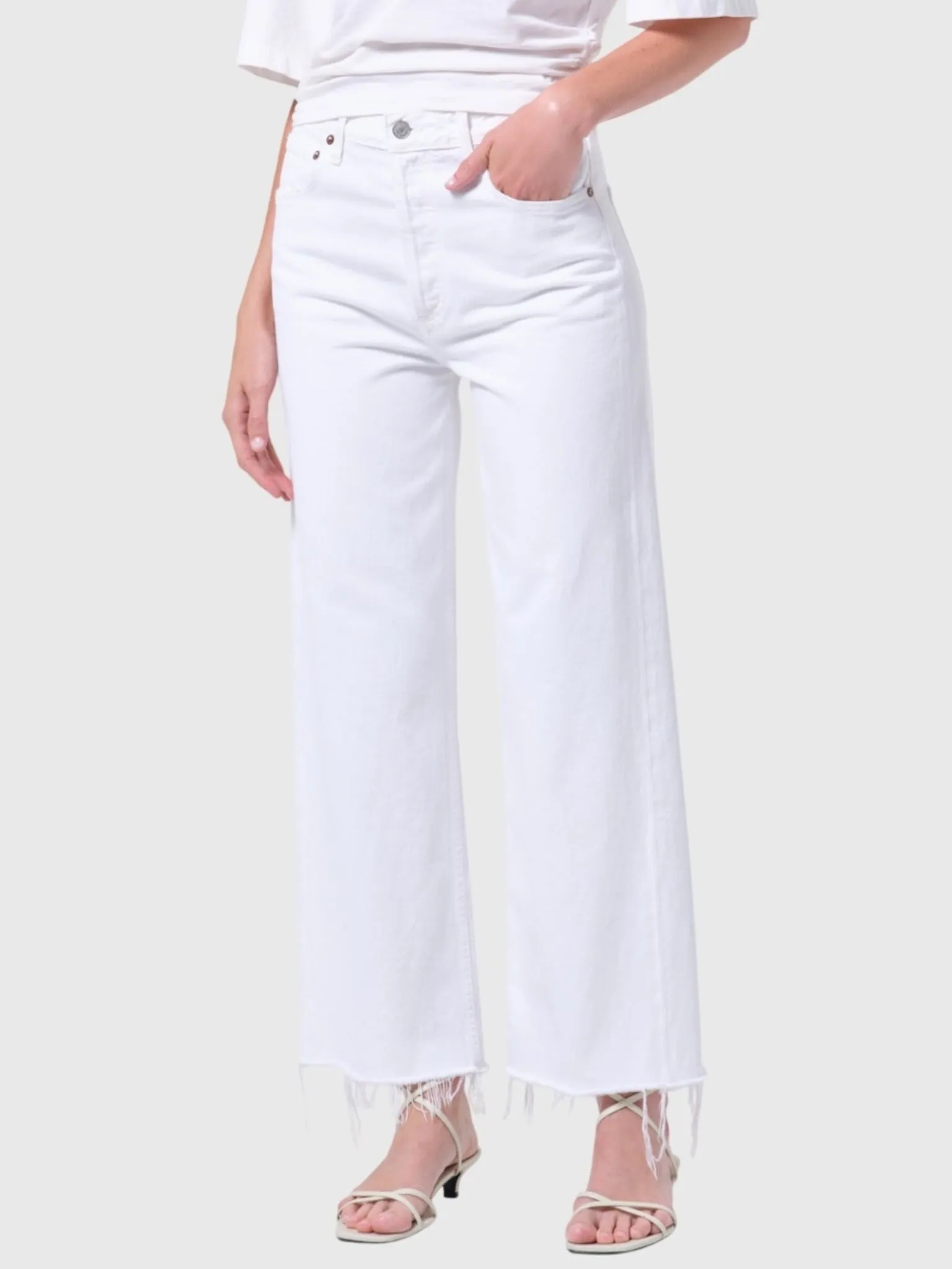 Agolde Women's Ren Wide Leg Jean sold by Saint Bernard