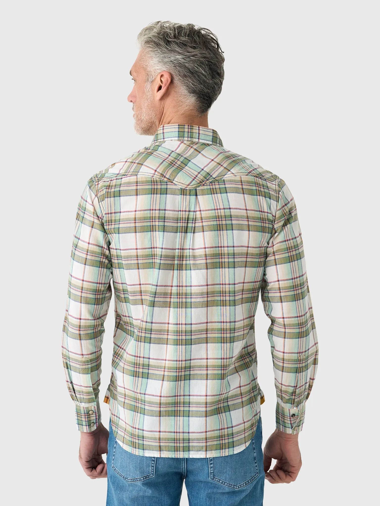 Original Madras Trading Company Men's N°107 Western Long Sleeve Shirt sold by Saint Bernard product image thumbnail 4