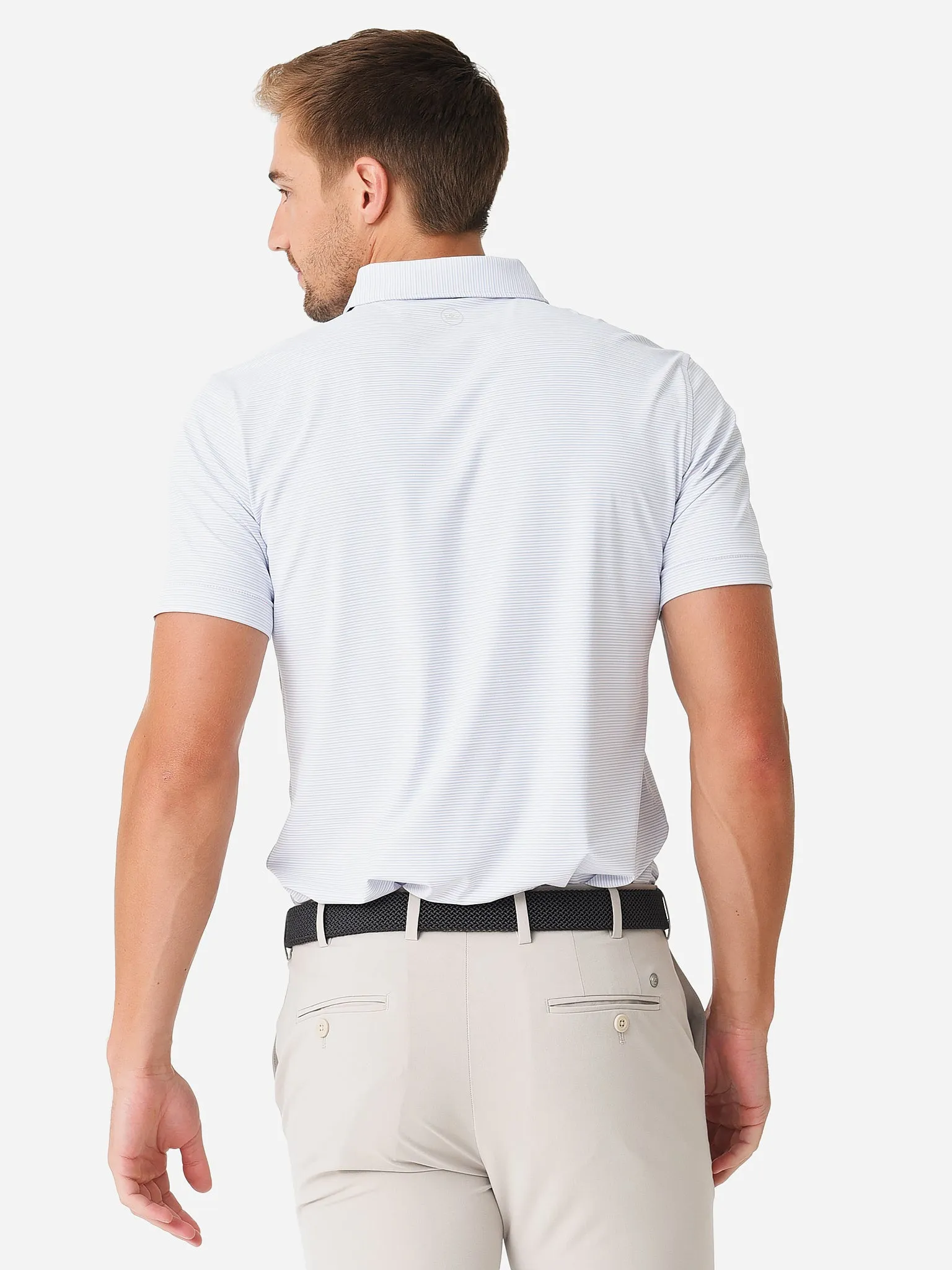 Peter Millar Crown Crafted Men's Lacey Performance Jersey Polo sold by Saint Bernard product image thumbnail 4