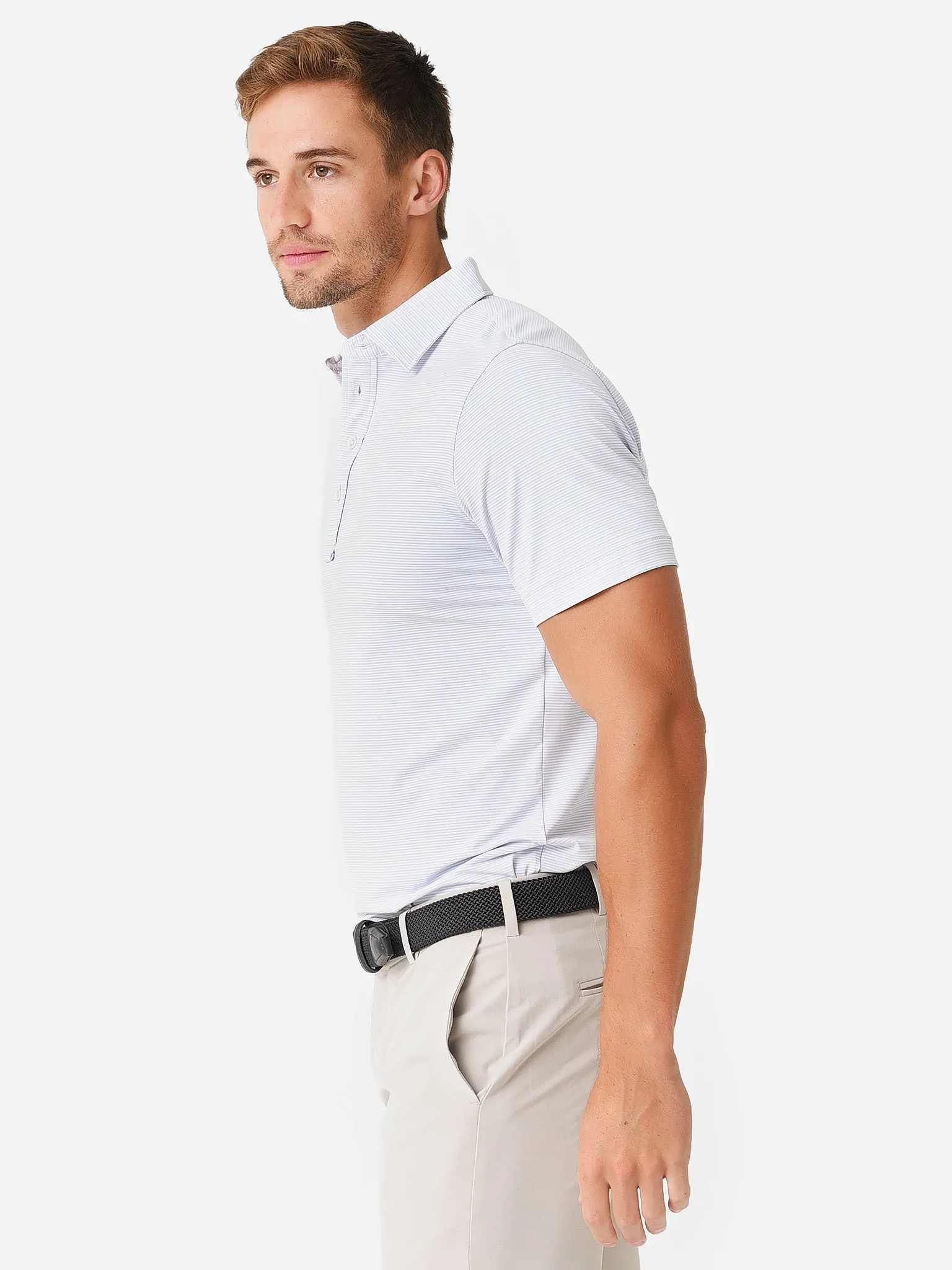 Peter Millar Crown Crafted Men's Lacey Performance Jersey Polo sold by Saint Bernard product image thumbnail 3