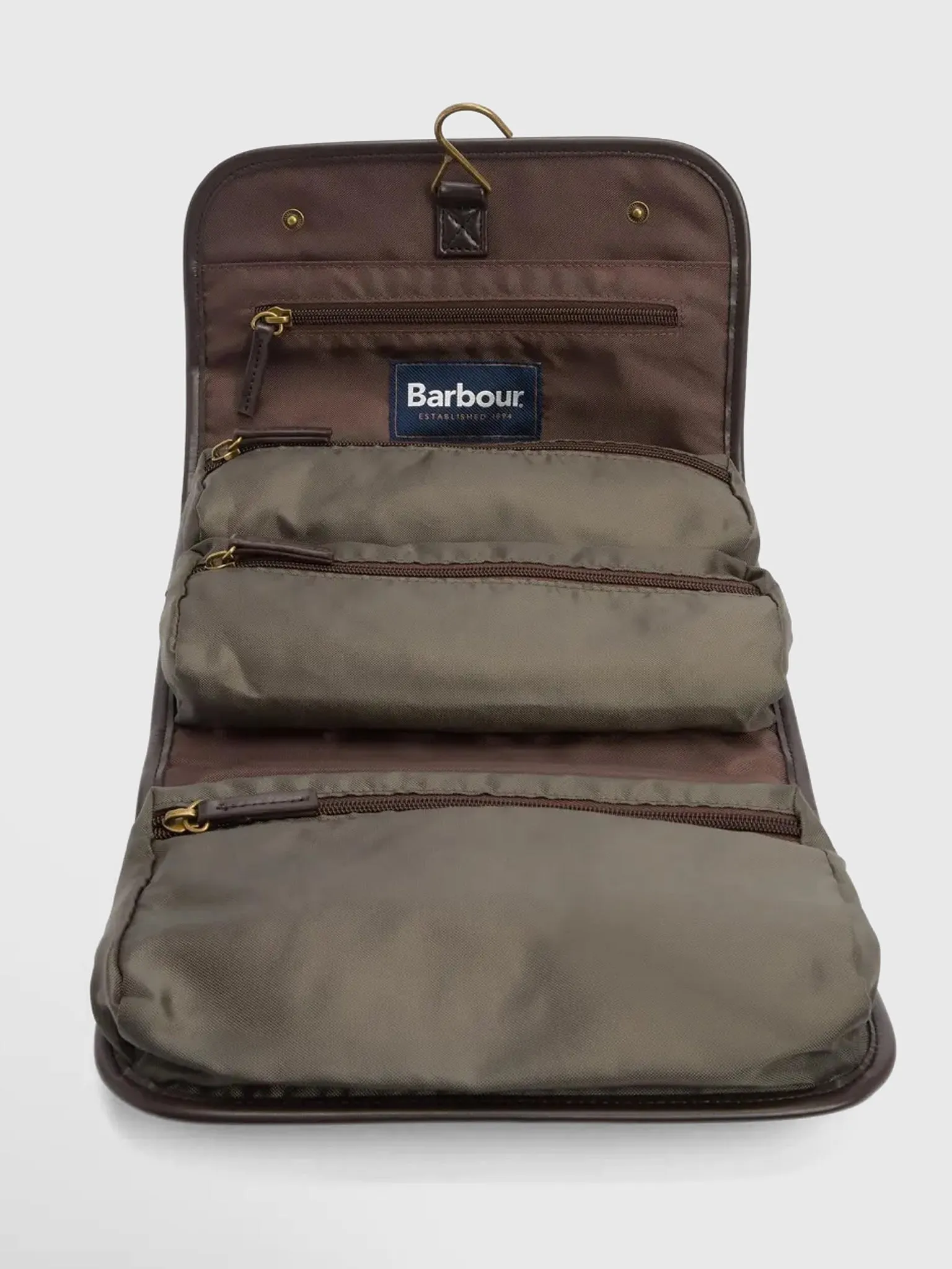 Barbour Wax Hanging Wash Bag sold by Saint Bernard product image thumbnail 2