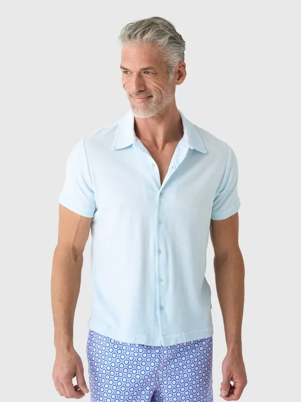 04651 / A Trip In A Bag Men's Terry Cuba Shirt made by Saint Bernard