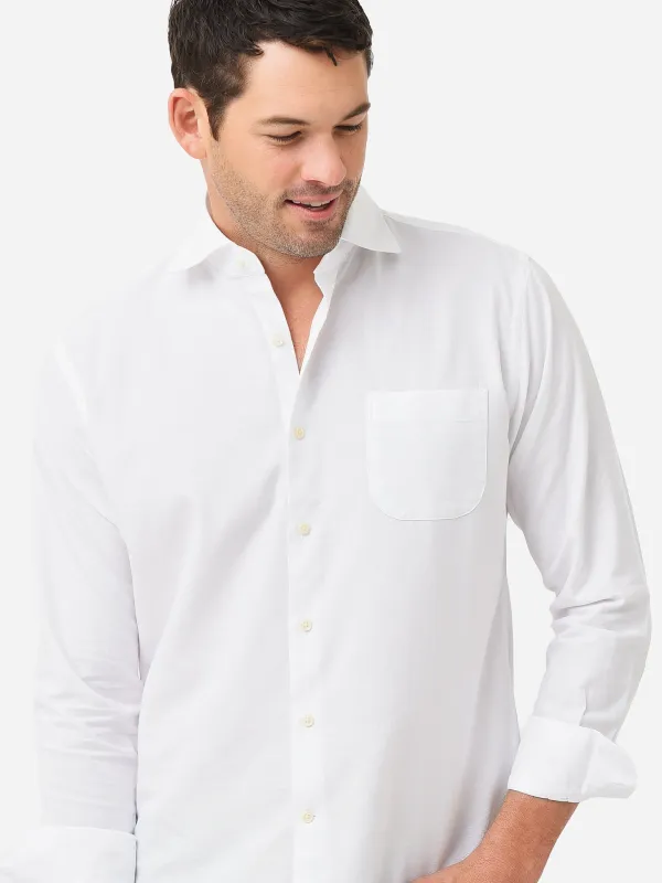 Peter Millar Crown Men's Hadley Oxford Cotton Sport Shirt sold by Saint Bernard