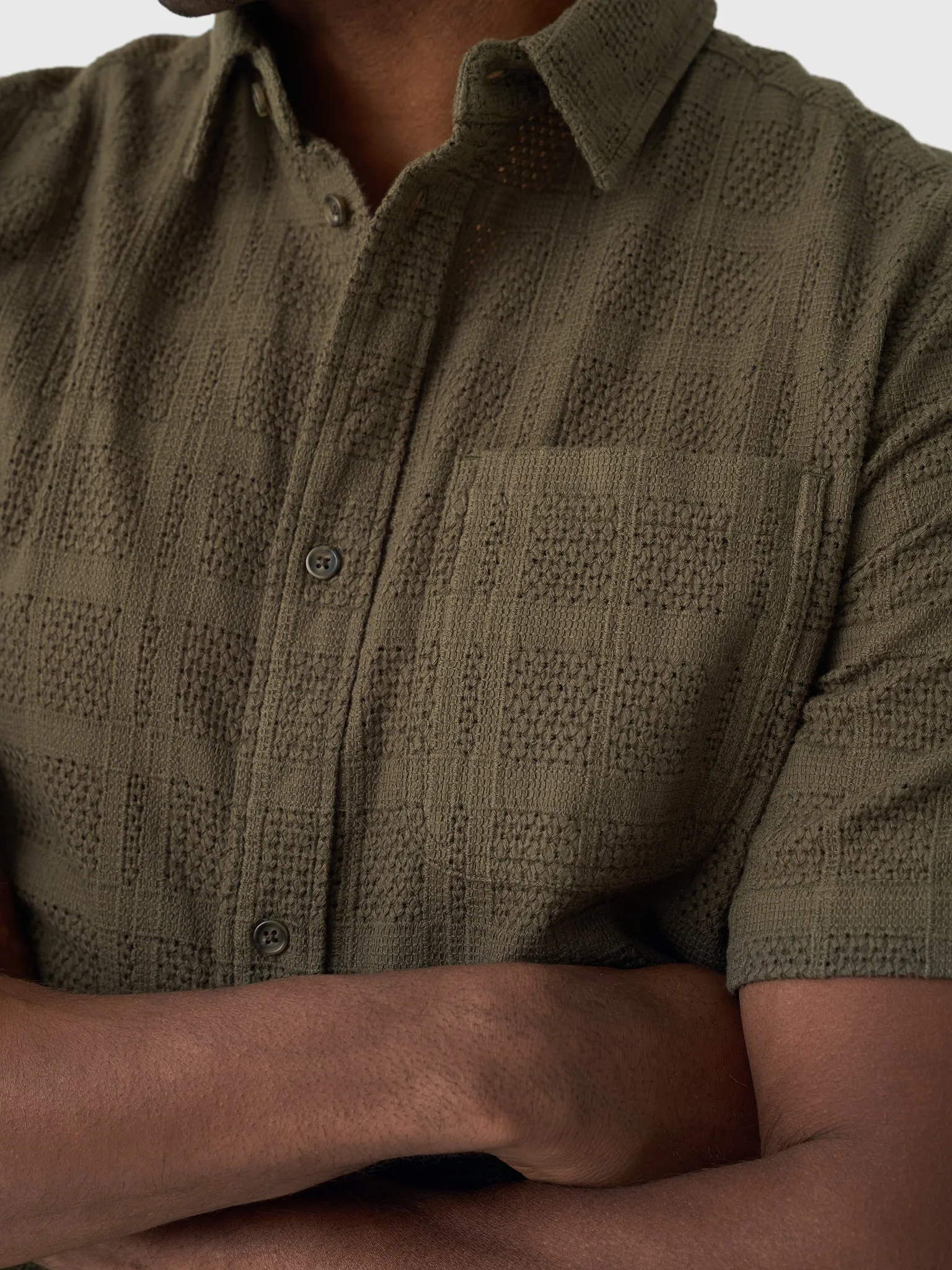 Les Deux Men's Charlie Short-Sleeve Shirt sold by Saint Bernard product image thumbnail 5