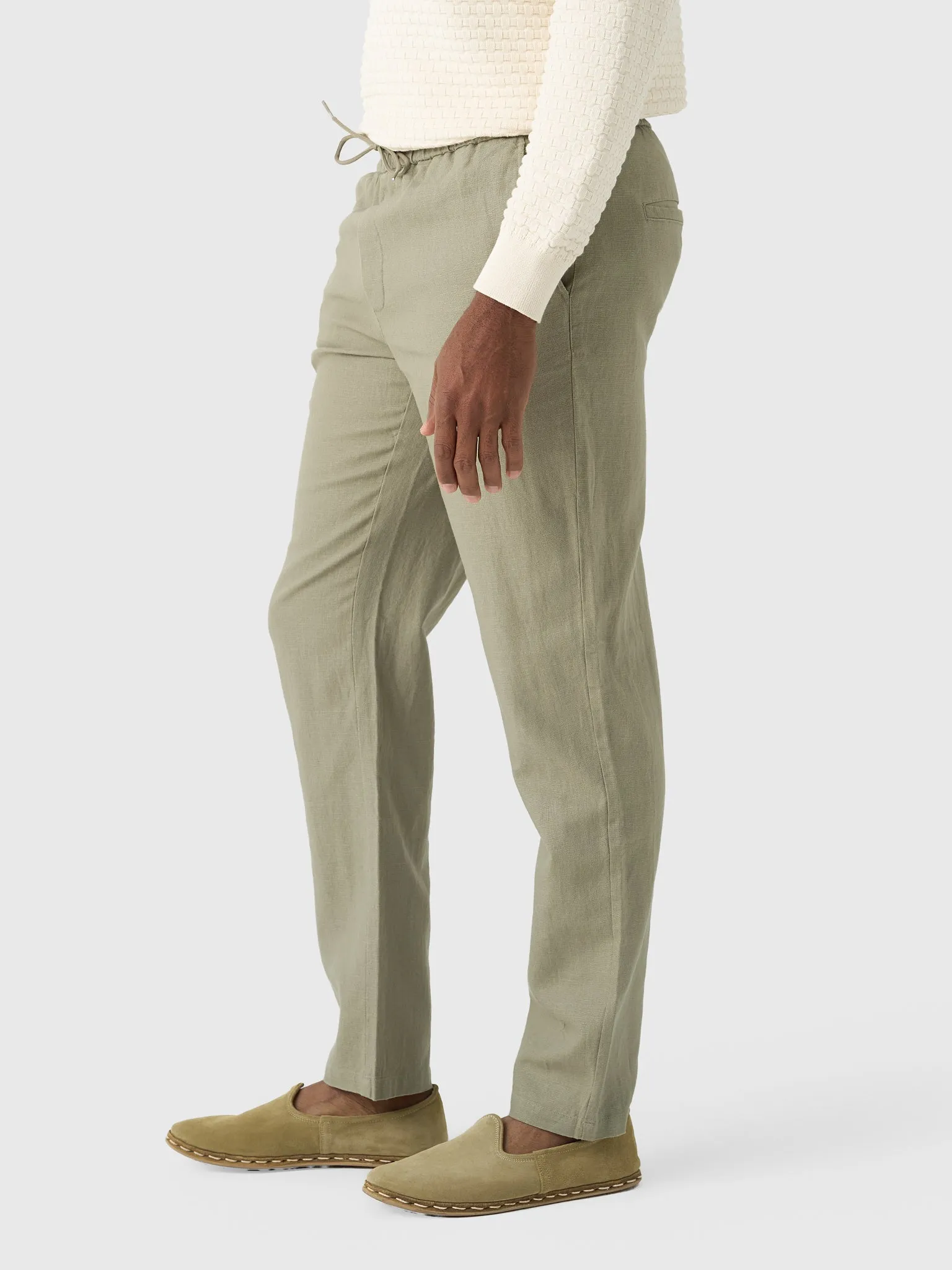 Les Deux Men's Patrick Linen Pant sold by Saint Bernard product image thumbnail 3