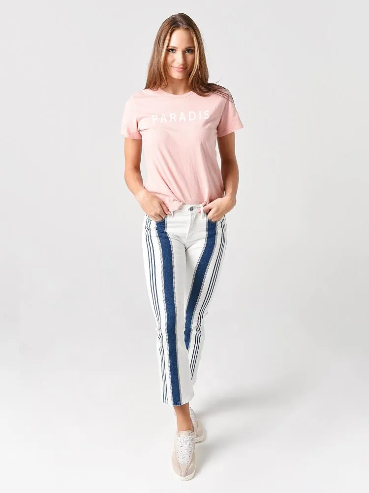 Frame Women's Baja Stripe Crop Mini Boot Jean sold by Saint Bernard product image thumbnail 4