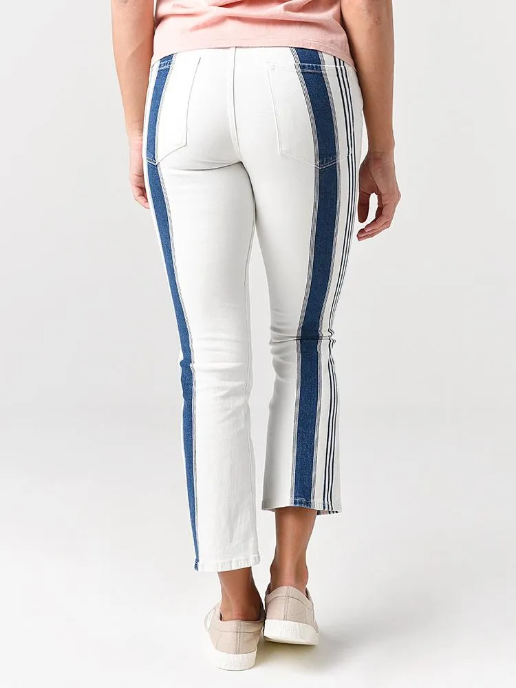 Frame Women's Baja Stripe Crop Mini Boot Jean sold by Saint Bernard product image thumbnail 3