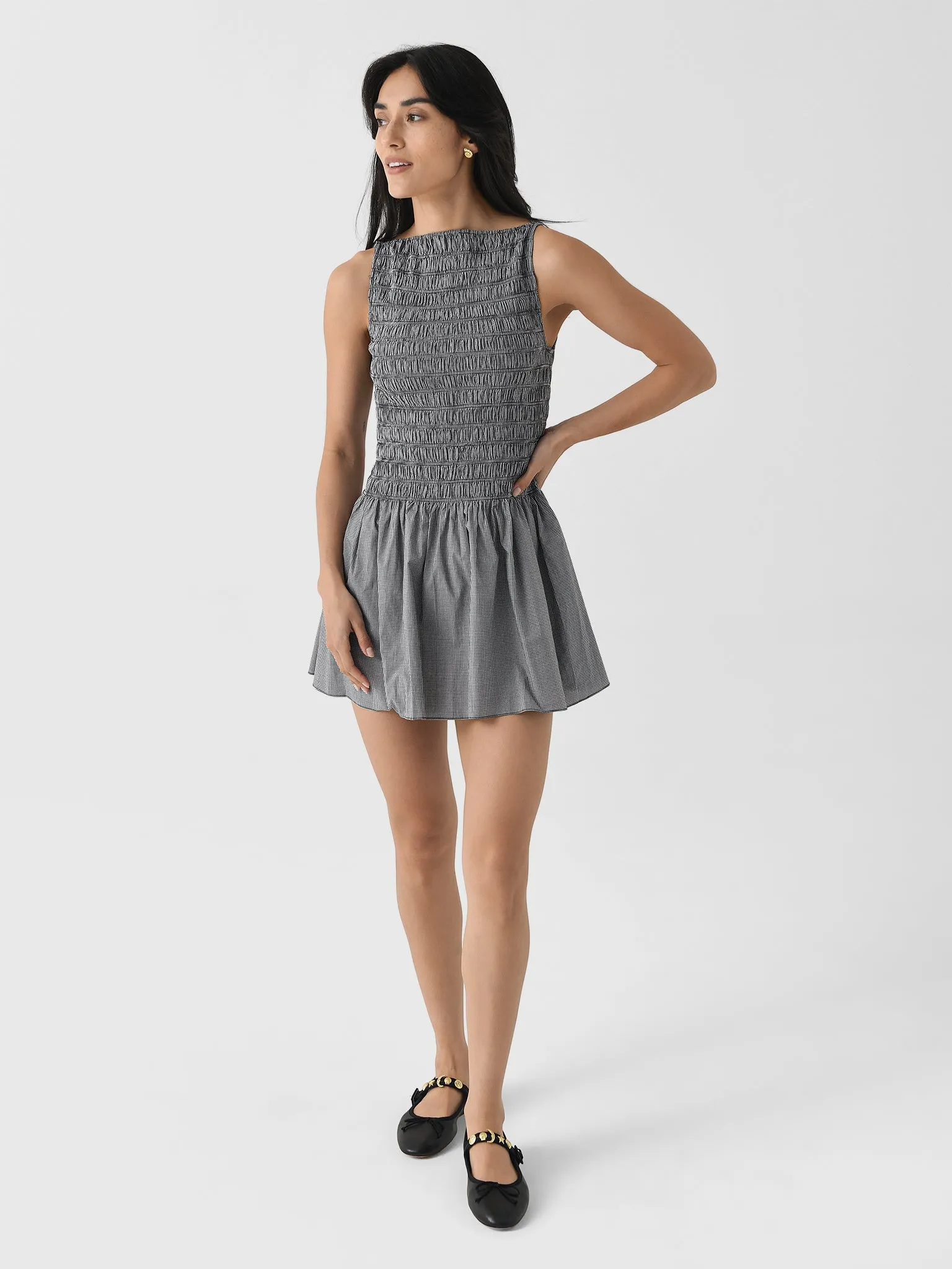 Faithfull The Brand Women's Noa Mini Dress sold by Saint Bernard product image thumbnail 2