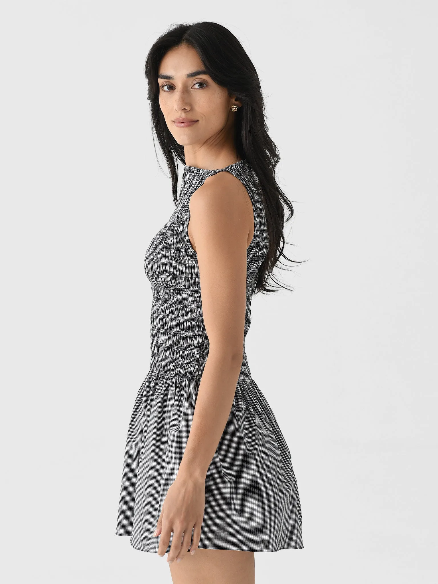 Faithfull The Brand Women's Noa Mini Dress sold by Saint Bernard product image thumbnail 3