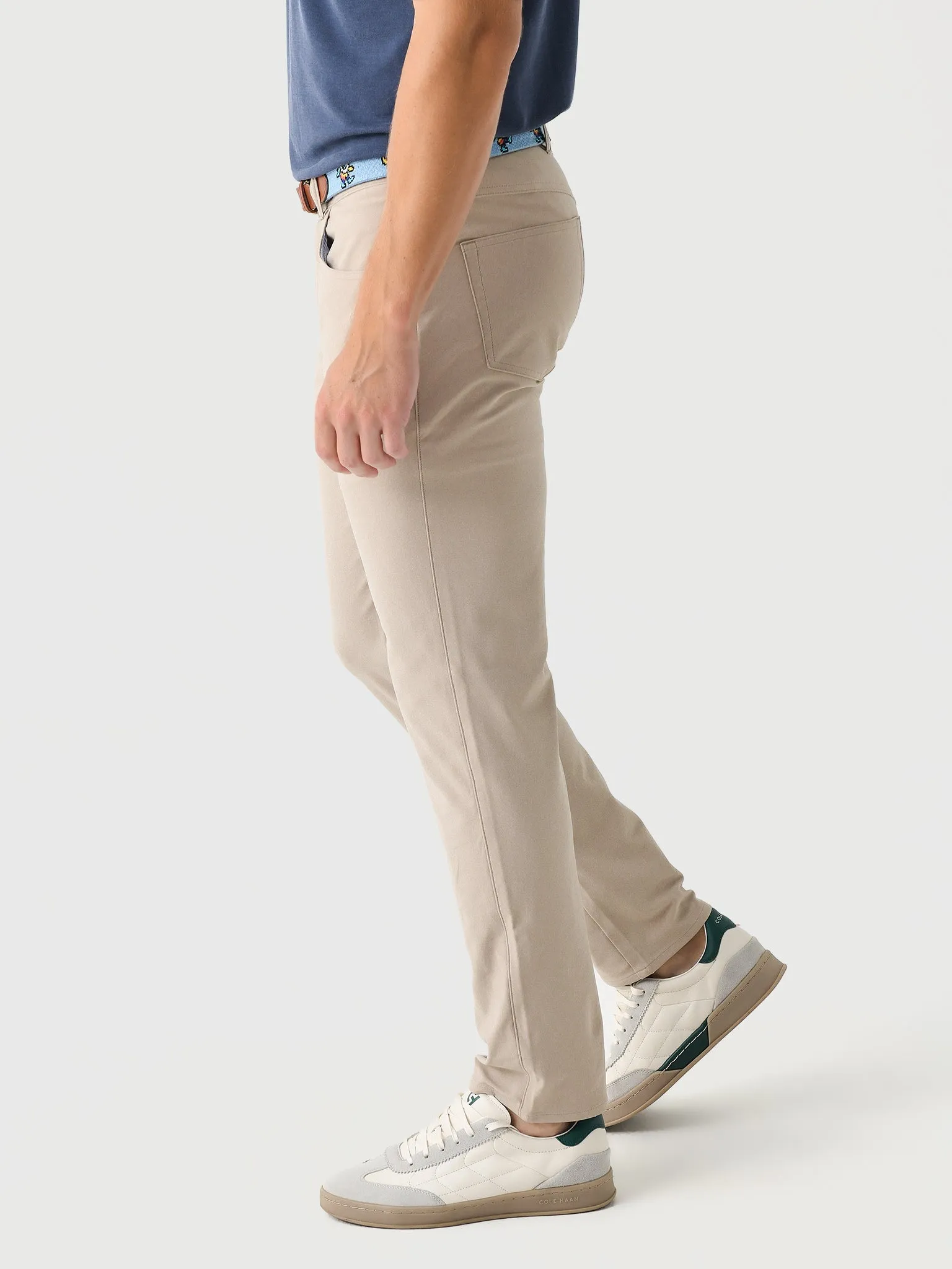 Peter Millar Crown Sport Men's Brevard Performance Flannel Five-Pocket Pant sold by Saint Bernard product image thumbnail 3